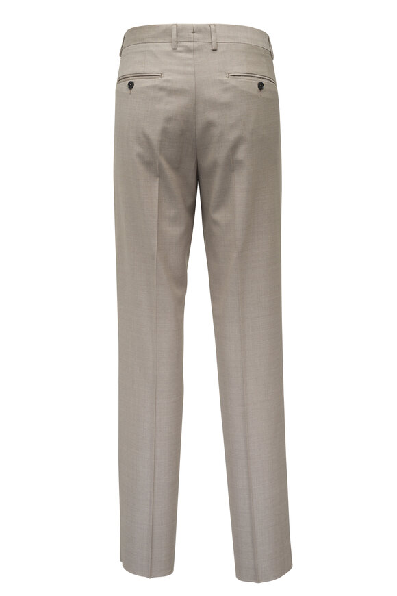 Maurizio Baldassari - Tan Wool Dress Pant