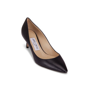 Jimmy Choo - Romy Black Kid Leather Pump, 60mm | Mitchell Stores