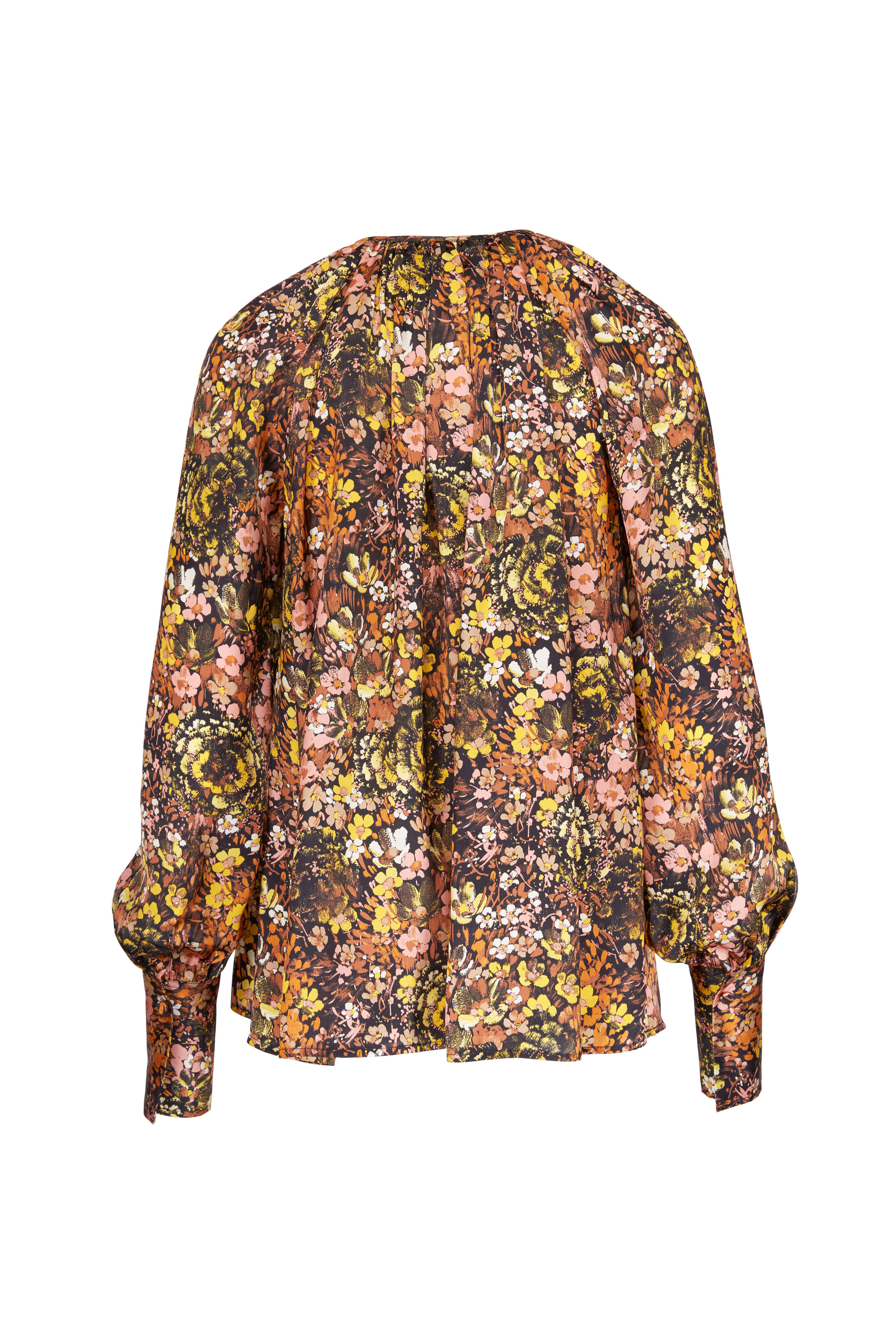 Q.anos キュアノスShell multi blouse Funny Snail all over woven blouse - Small Heroes