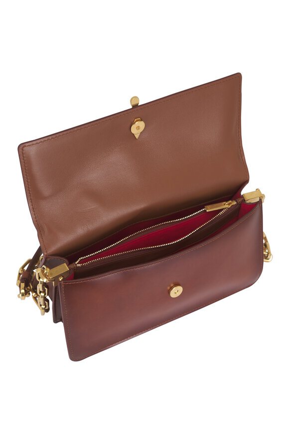 Christian Louboutin Bettina Calf Leather Chain Clutch - view 5