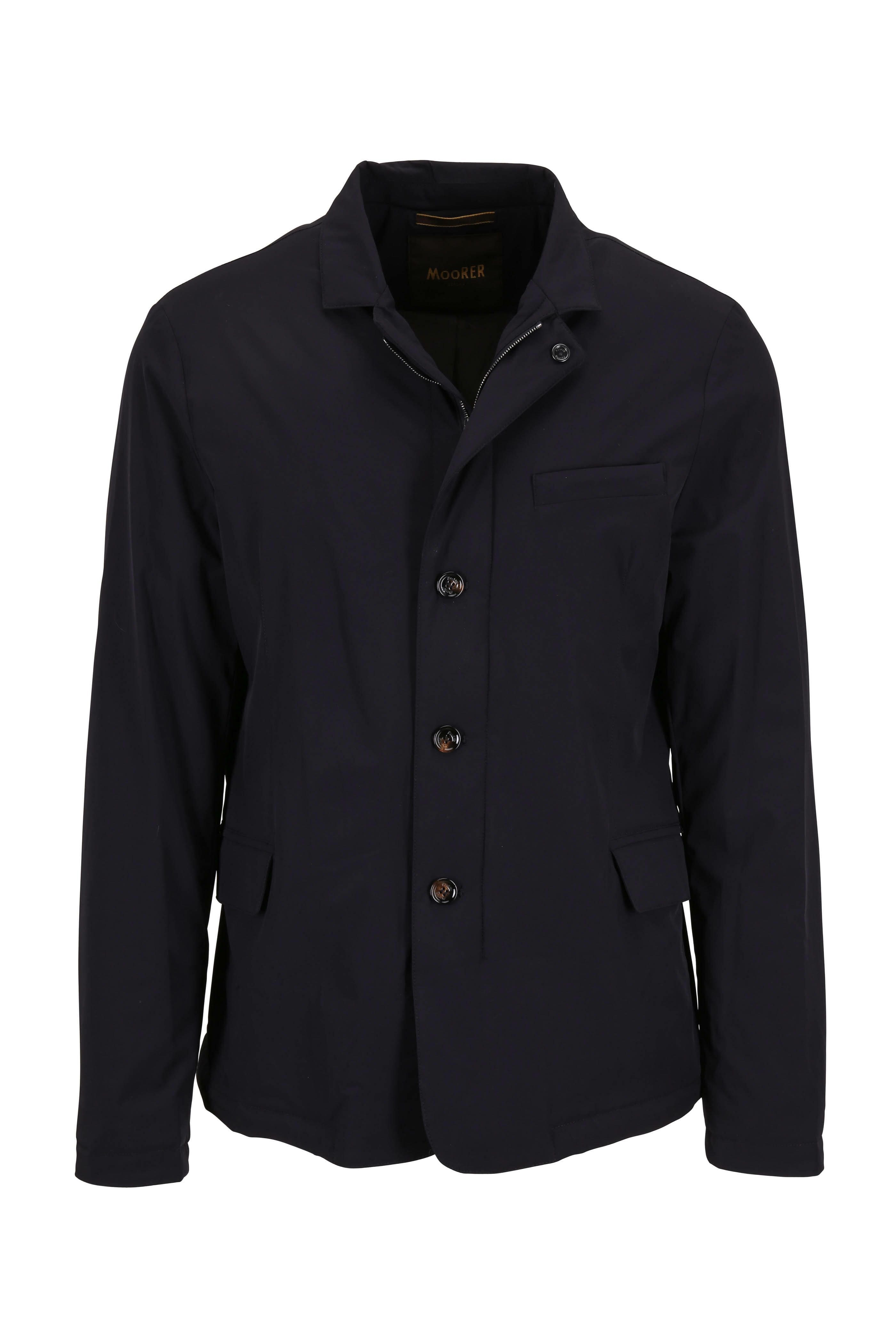コート MOORER SS25 Moorer Coats Blue (MODGI101045 OSQU0498) Blue jacket Volmer MOORER S/S 25 - Rione Fontana