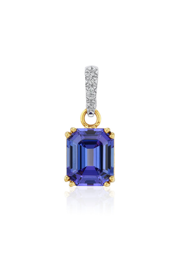 Aaron Henry Tanzanite & Diamond Pendant - view 1