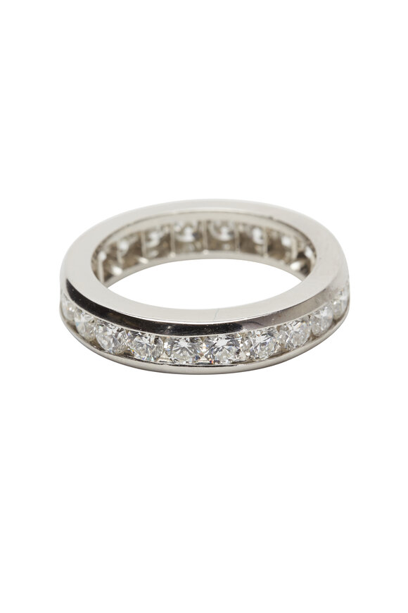 Oscar Heyman - Platinum White Diamond Guard Ring