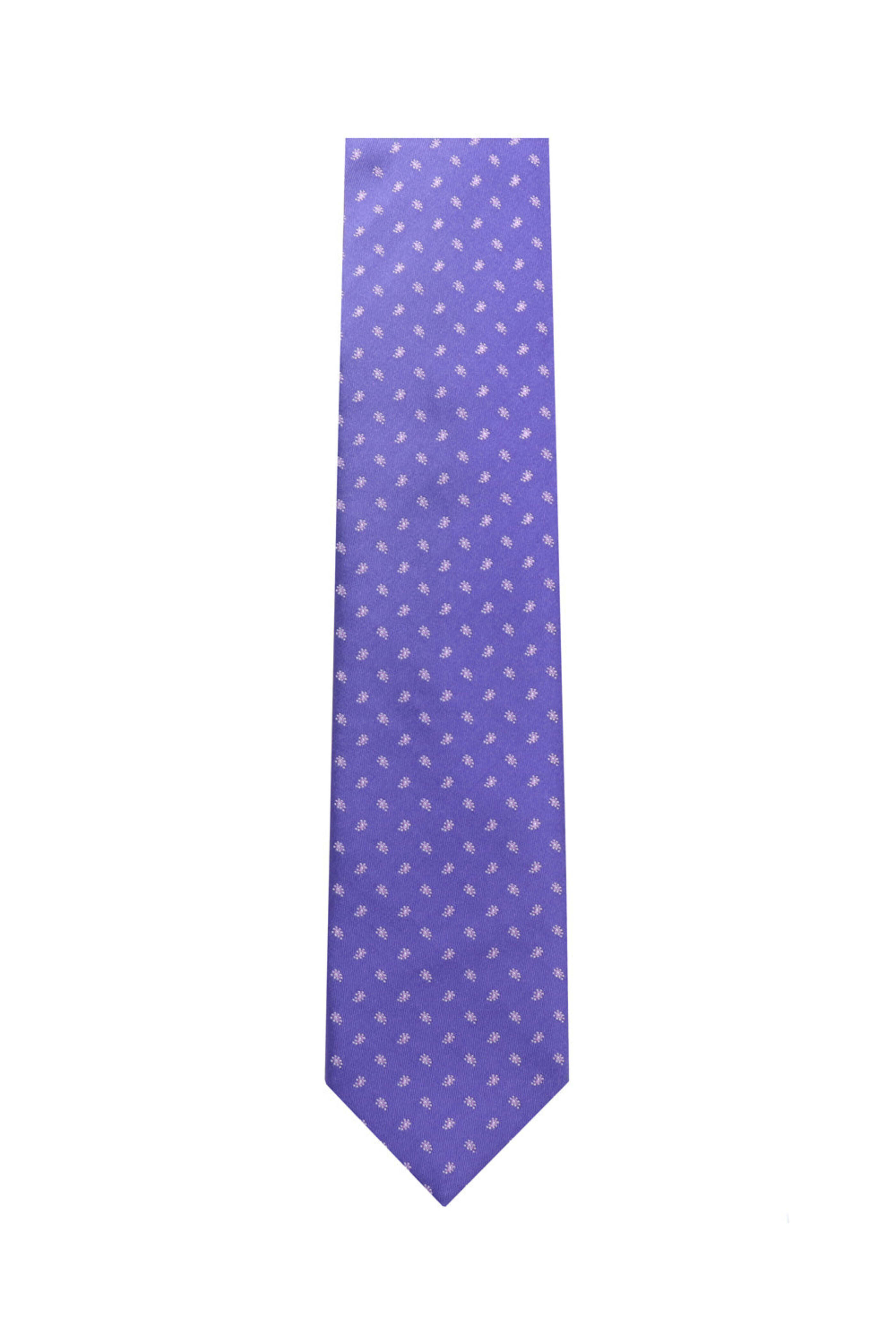 Dolce Punta - Lavender Micro Paisley Silk Tie