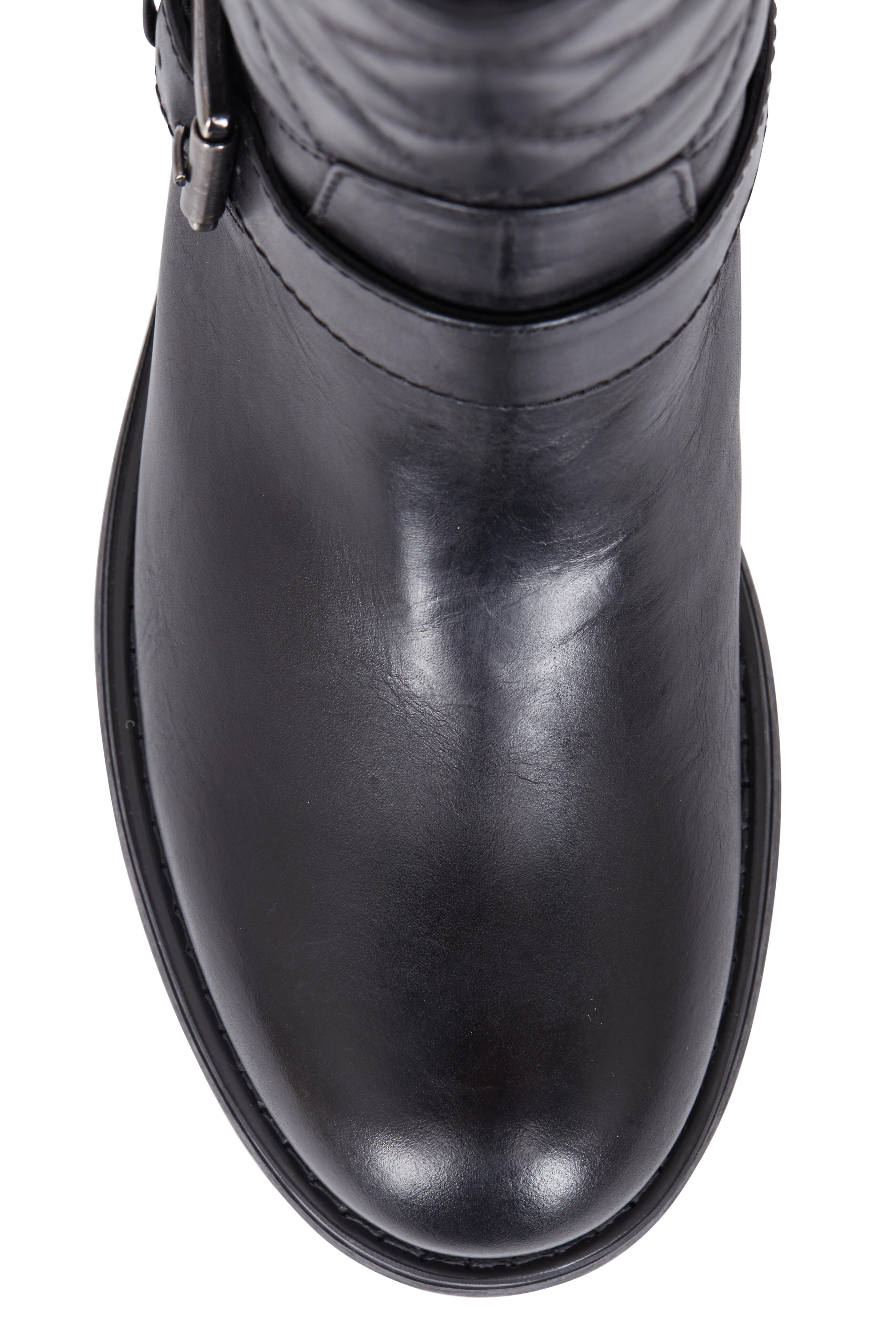 Aquatalia Sherry Black Short Boot 40mm Mitchell Stores