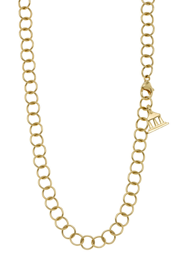 Temple St. Clair 18K Yellow Gold Link Necklace - view 1