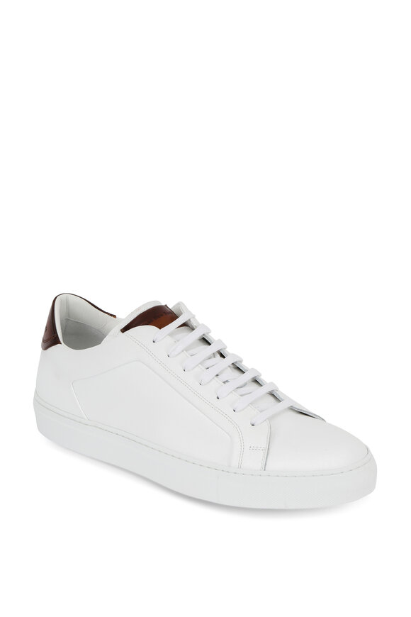 To Boot New York Carlin White Leather Low Top Sneaker - view 1