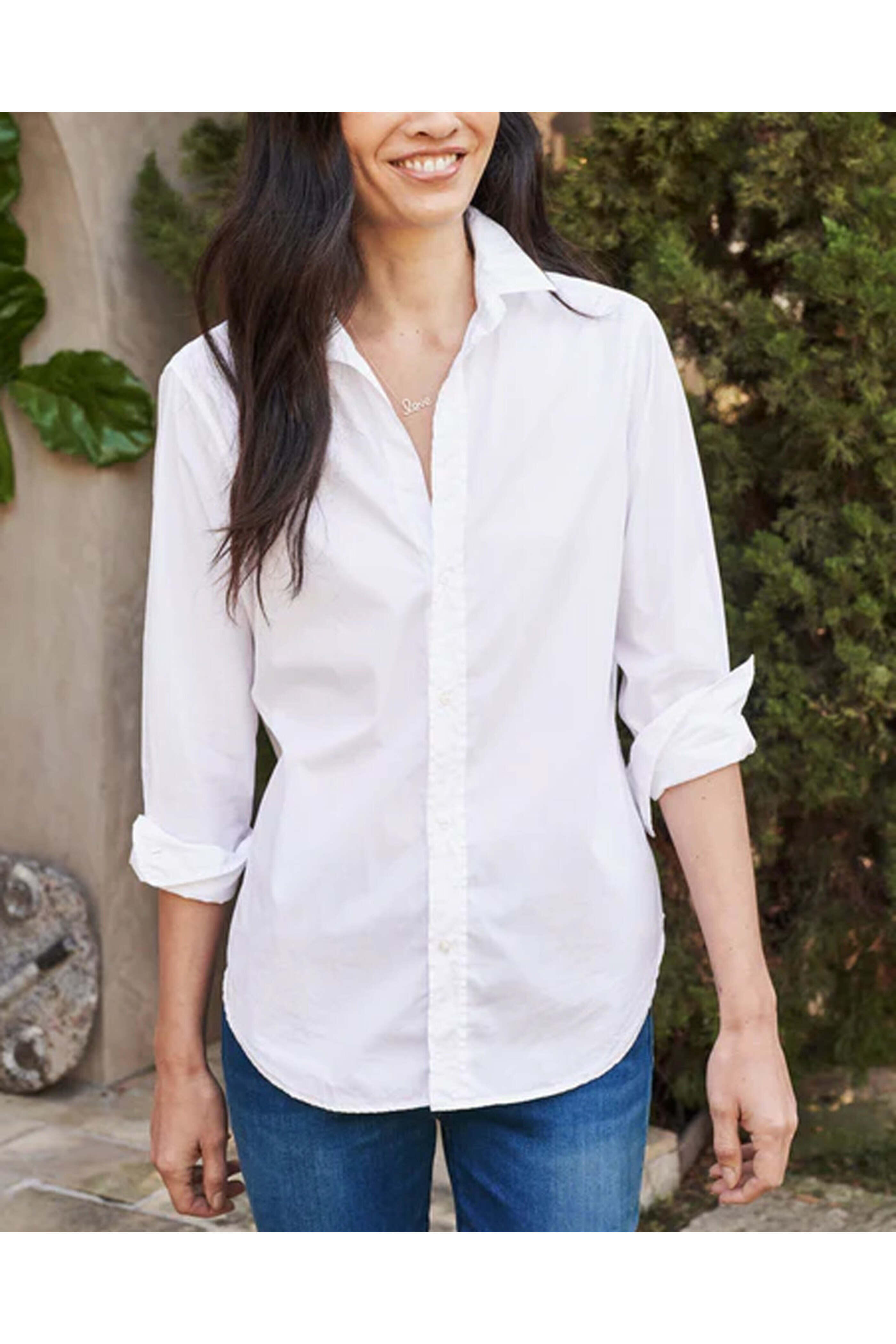 Frank & Eileen - White Frank Button Up Shirt