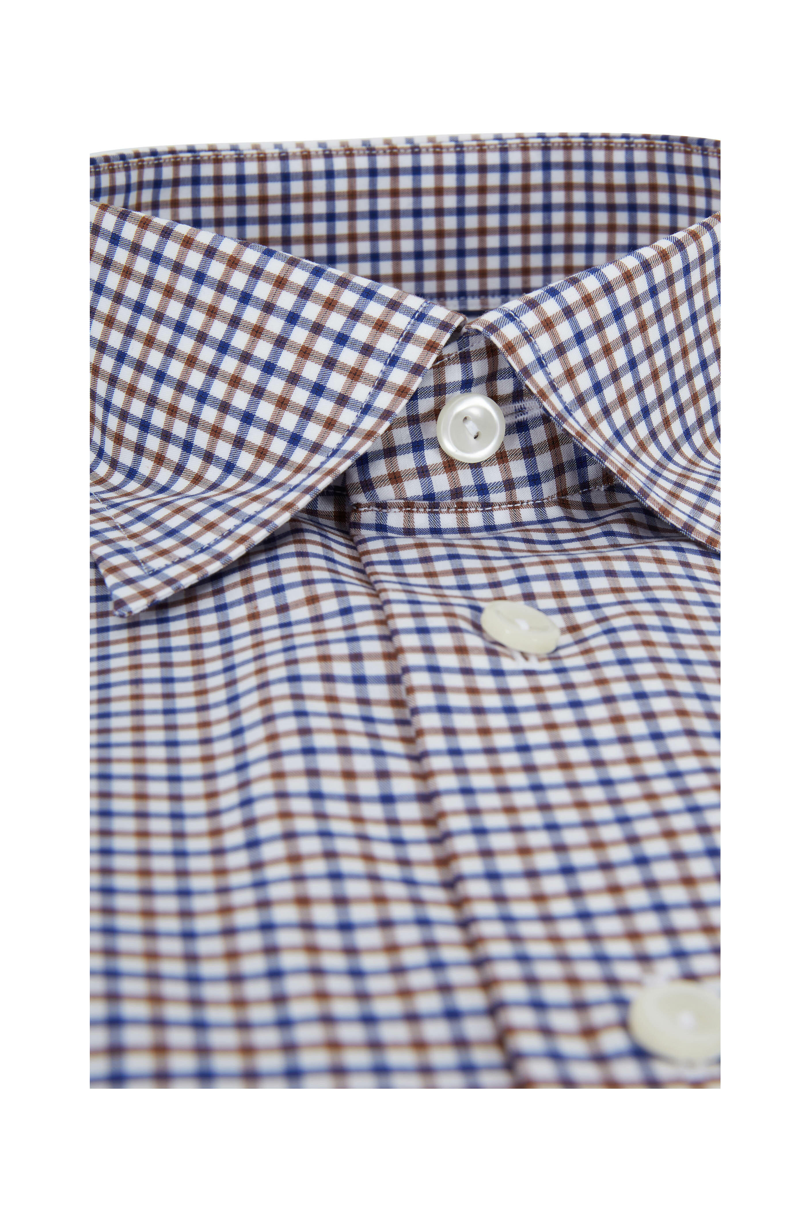 slim fit dress slacks Men's Slim Fit Solid Color Dress Shirt (Brown) Brown / X-Large/17-17.5 Neck/32-33 Sleeve main image 0