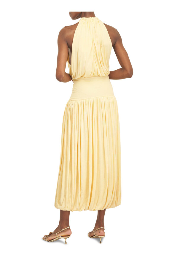 Totême Soft Gathered Midi Dress - view 4