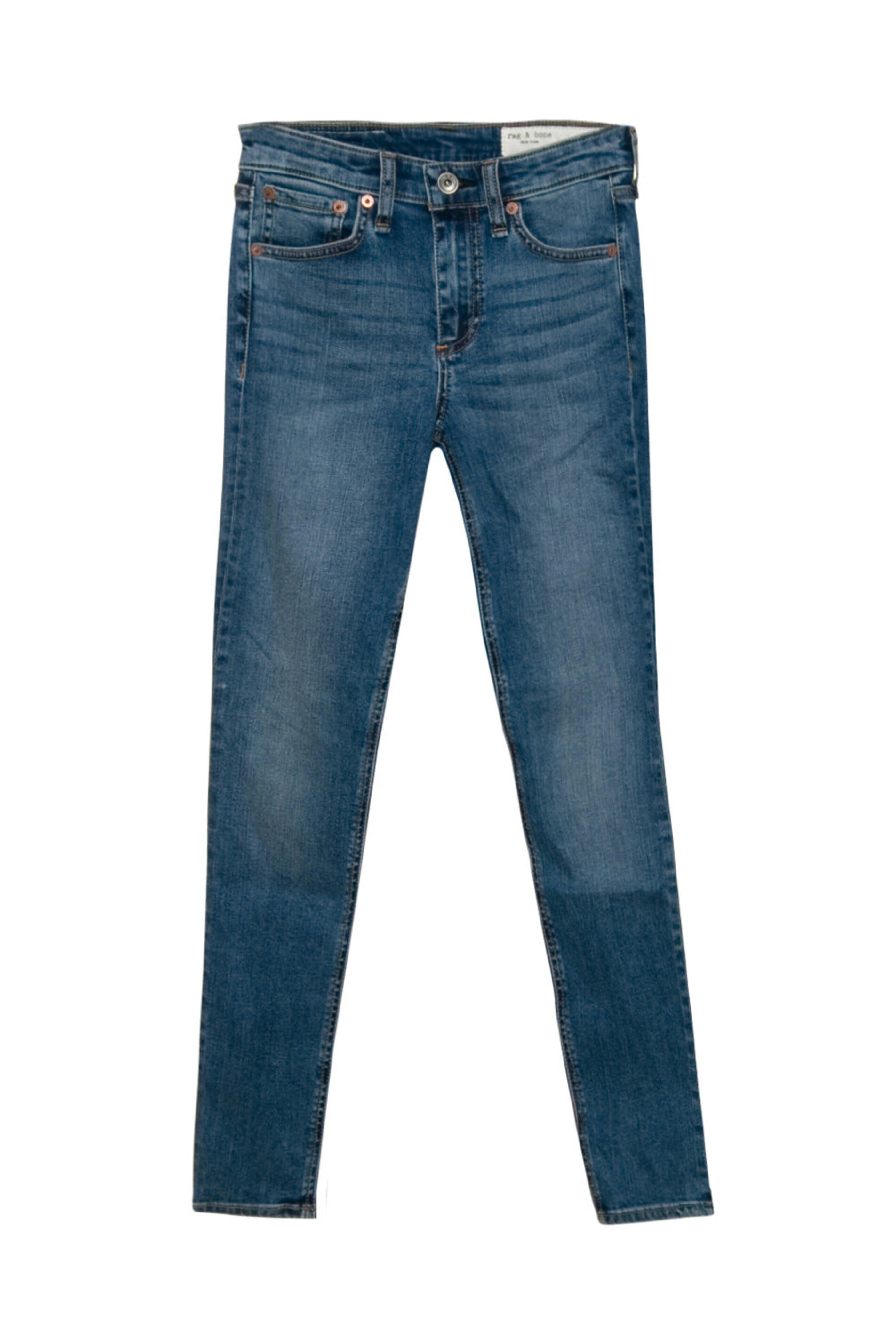 Rag & Bone - Mid Rise Cate Ankle Skinny Jean in Pismo