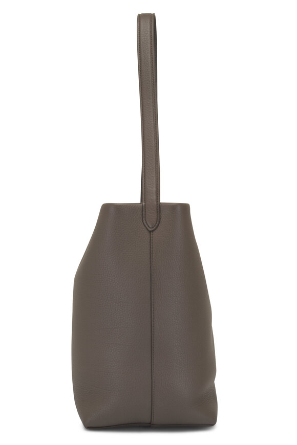 The Row - Medium N/S Park Gray Leather Tote