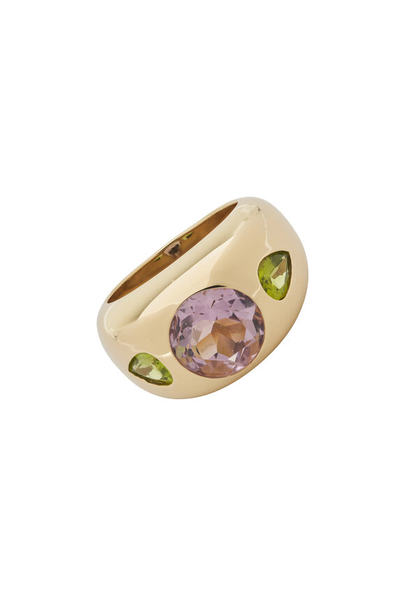 Claudia Mae - 14k Yellow Gold Chunky Nomad Ring