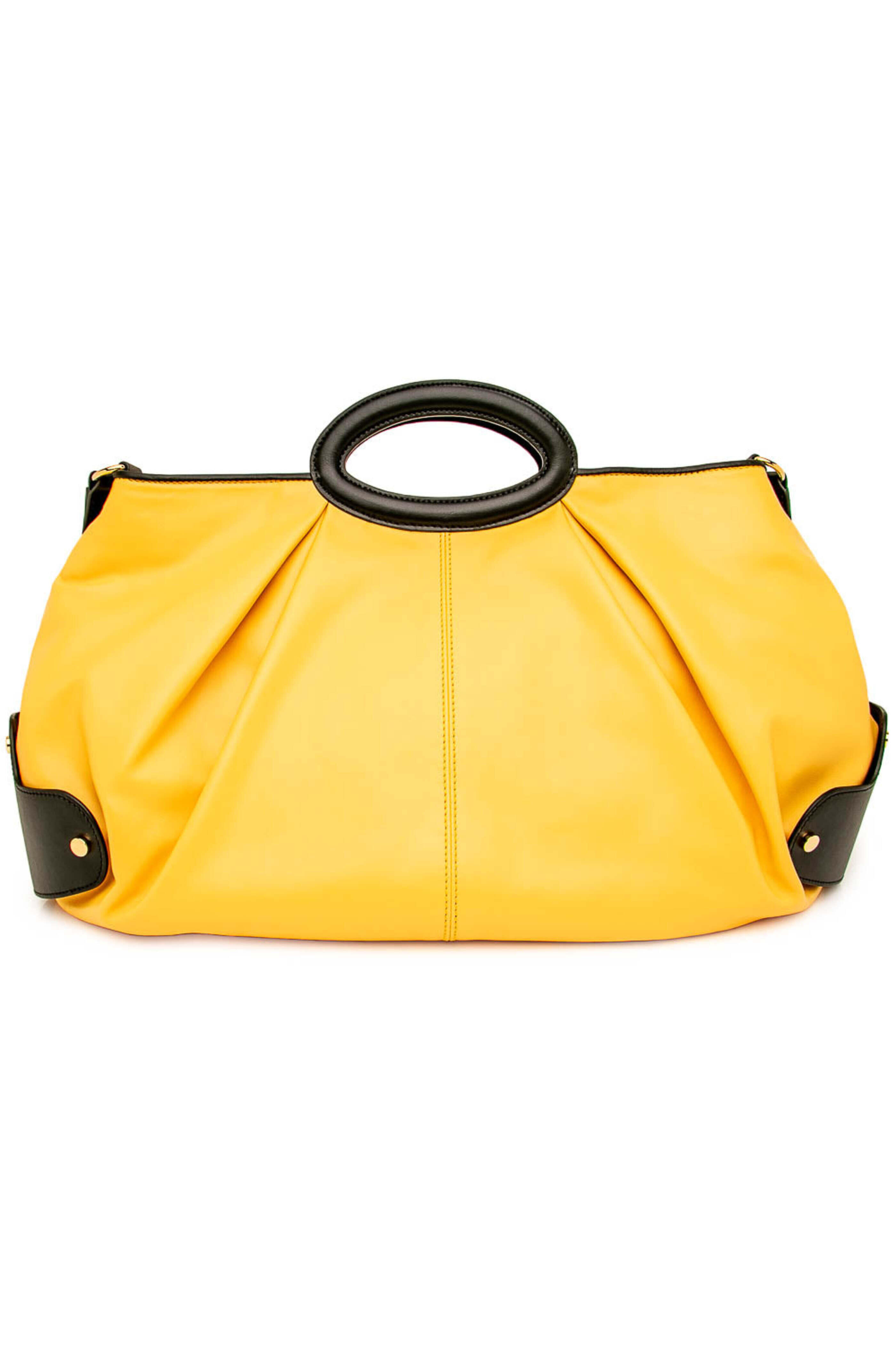 Marni - Yellow Two Tone Slouchy Hobo Bag