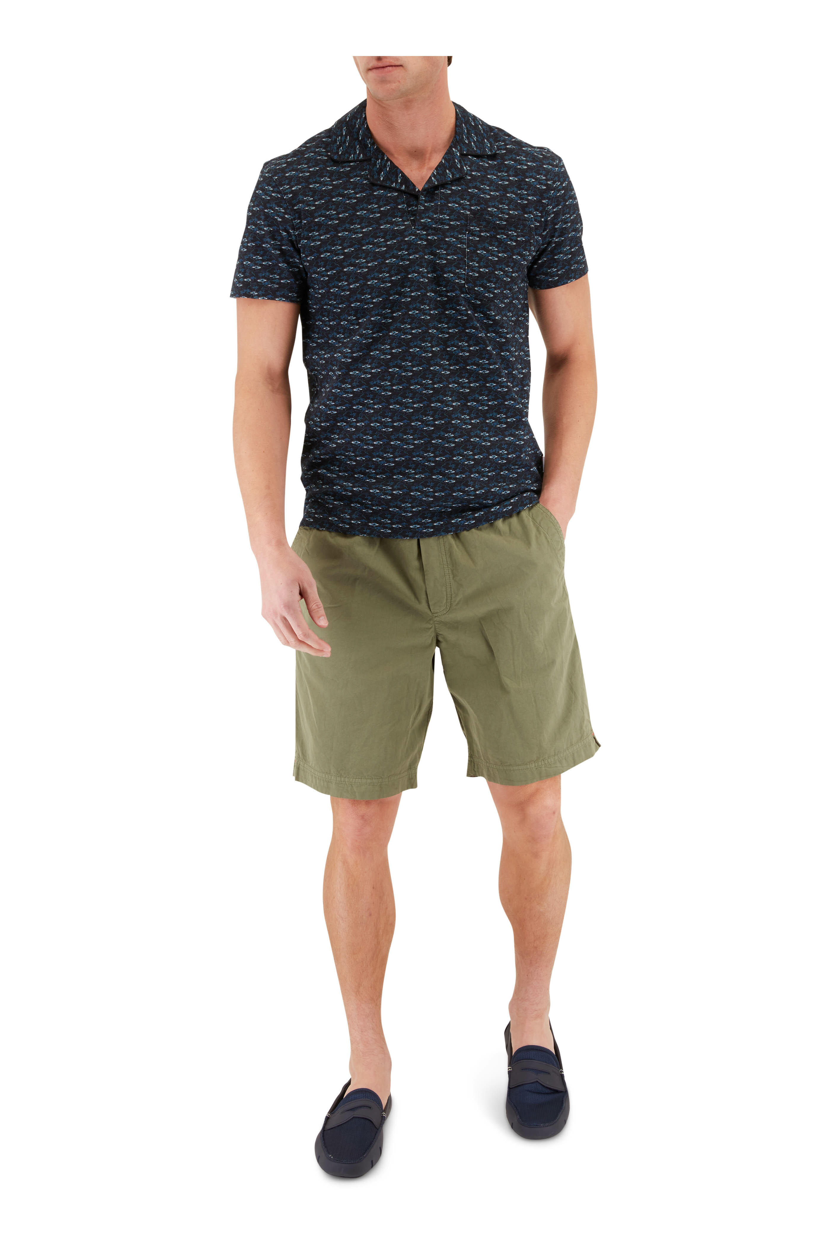 ORLEBAR BROWN ポロ Orlebar Brown | Men's Mid-Length Geometric Print Ripstop