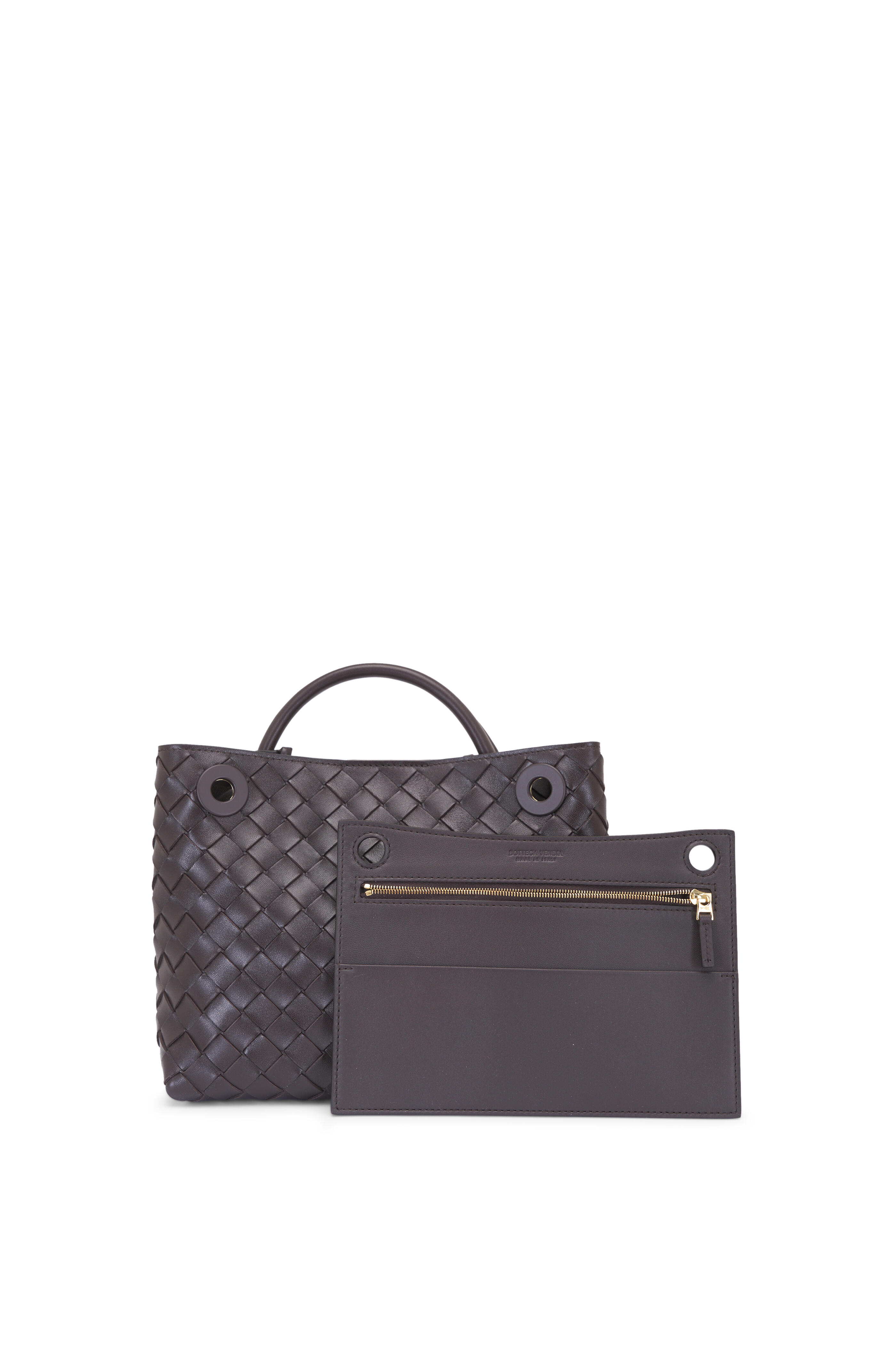 Bottega Veneta - Small Andiamo Fondant Intrecciato Leather Satchel