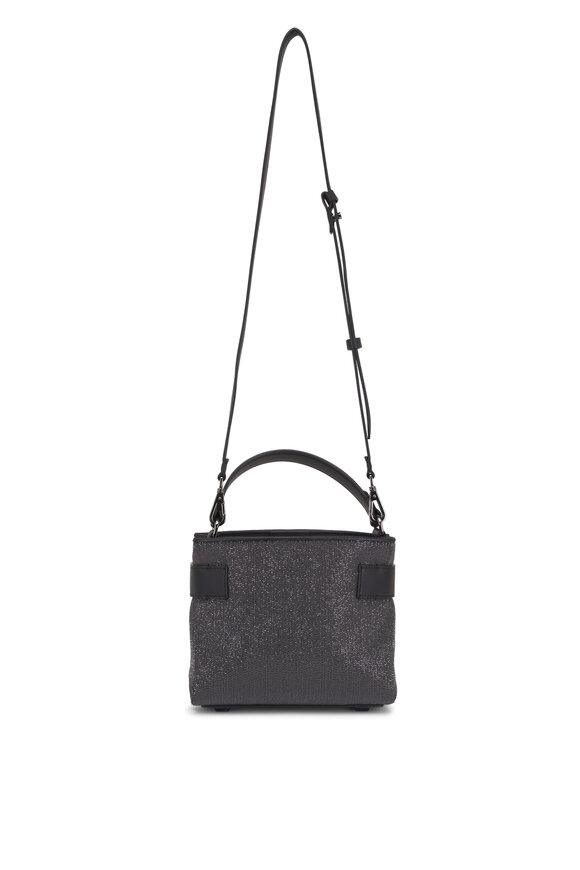 Brunello Cucinelli Essence Ultra Black Monili Top Handle Bag - view 2