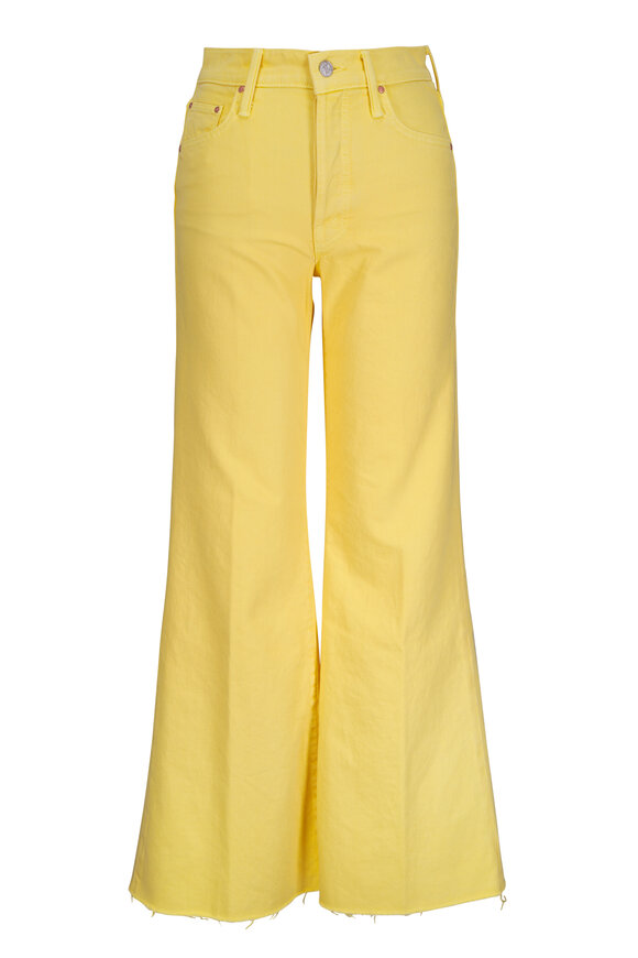 Mother The Tomcat Roller Fray Sunshine Wide Leg Jean