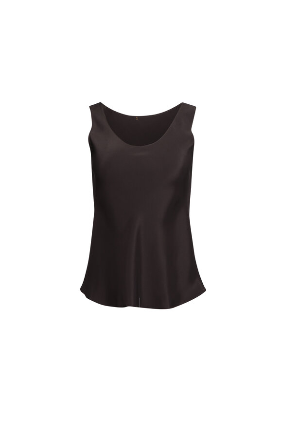 Peter Cohen Suit Olive Branch 4-Ply Silk Tank