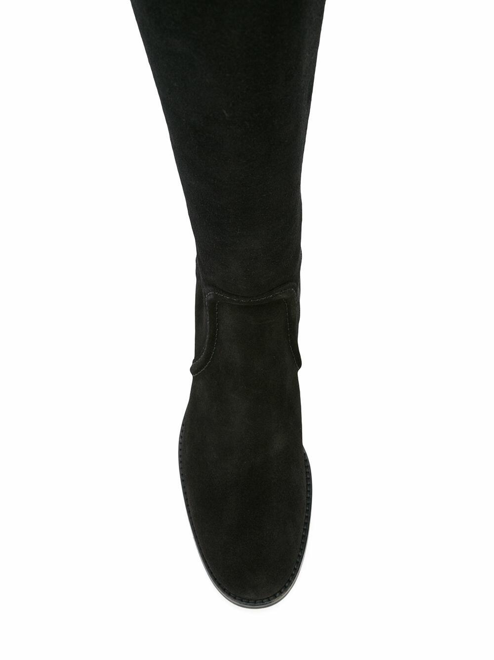 Aquatalia Jordan Black Suede Weatherproof Boot 50mm