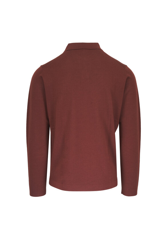 Fly3 Brick Pique Wool Polo - view 2