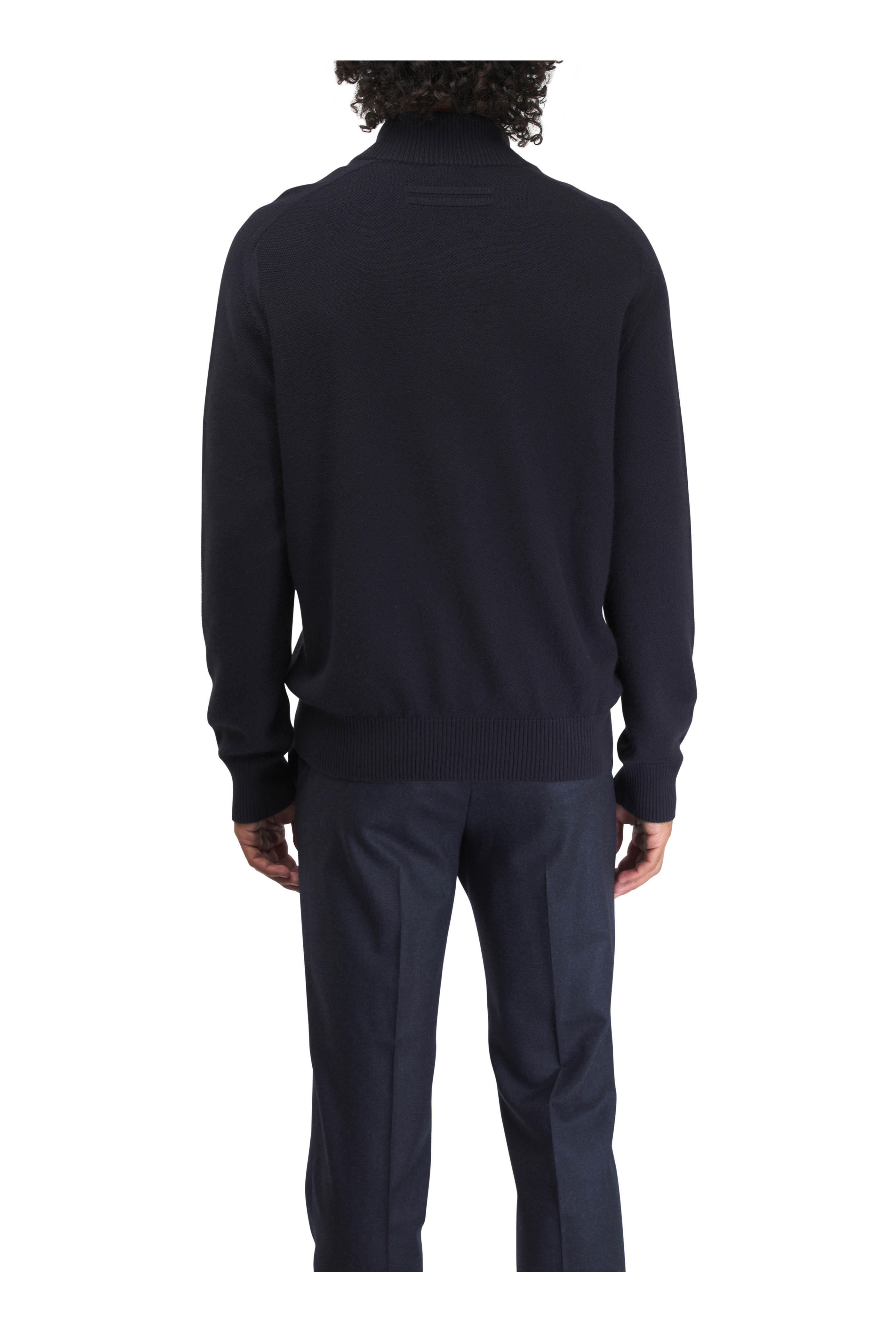 Zegna - Navy Blue Wool Pant