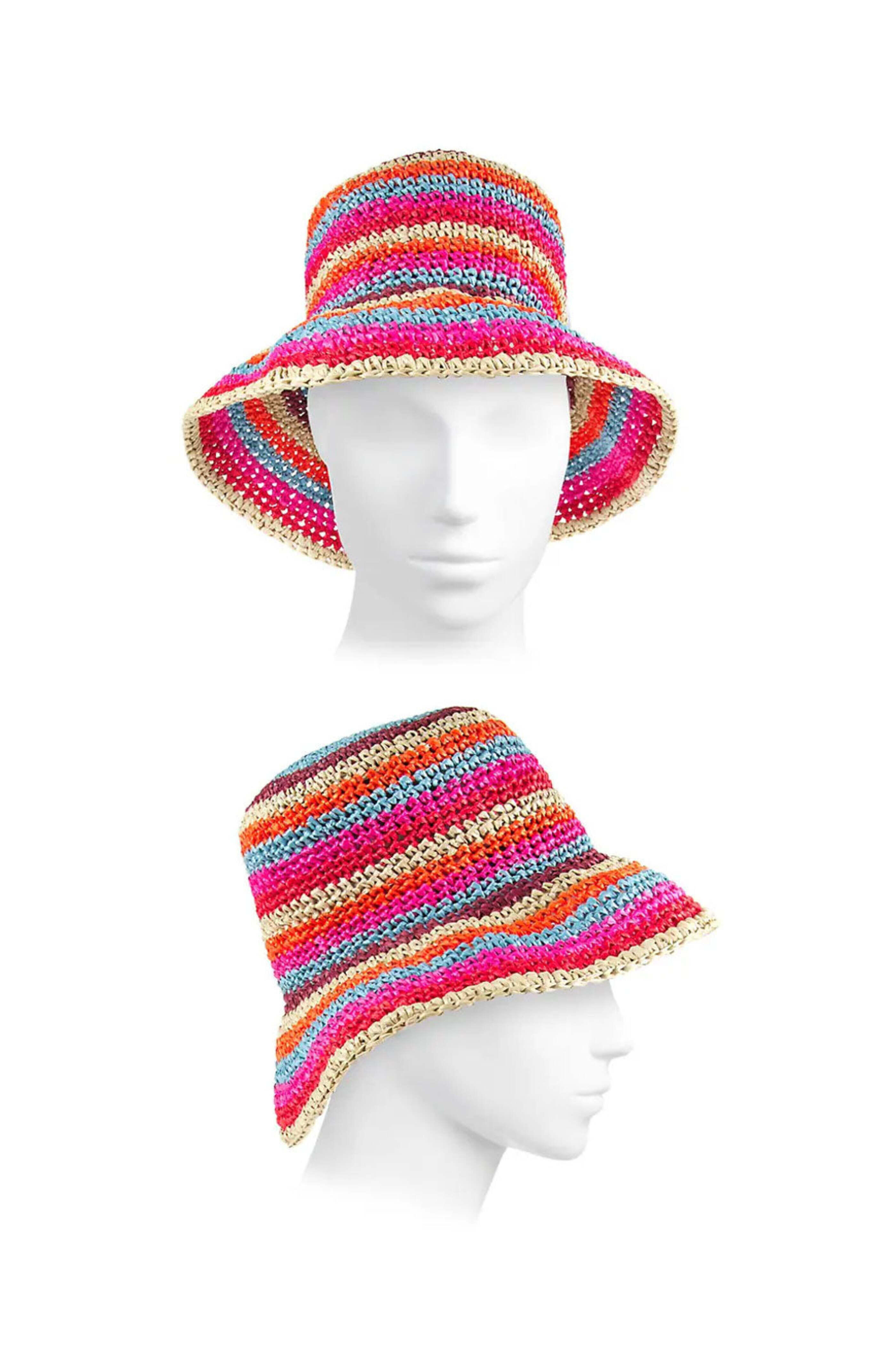 Etro - Striped Woven Bucket Hat