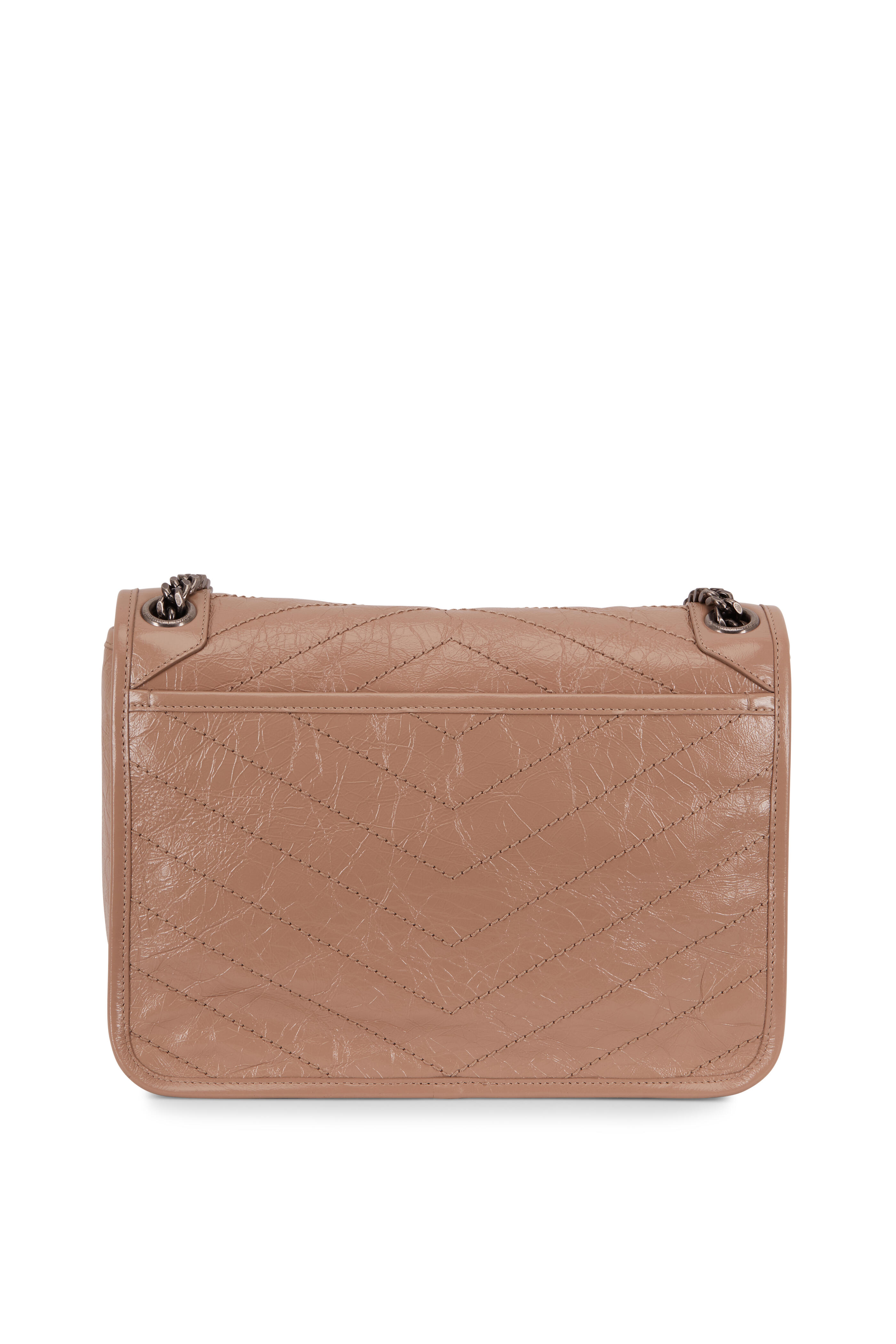 Saint Laurent - Niki Monogram Sand Vintage Leather Medium Bag