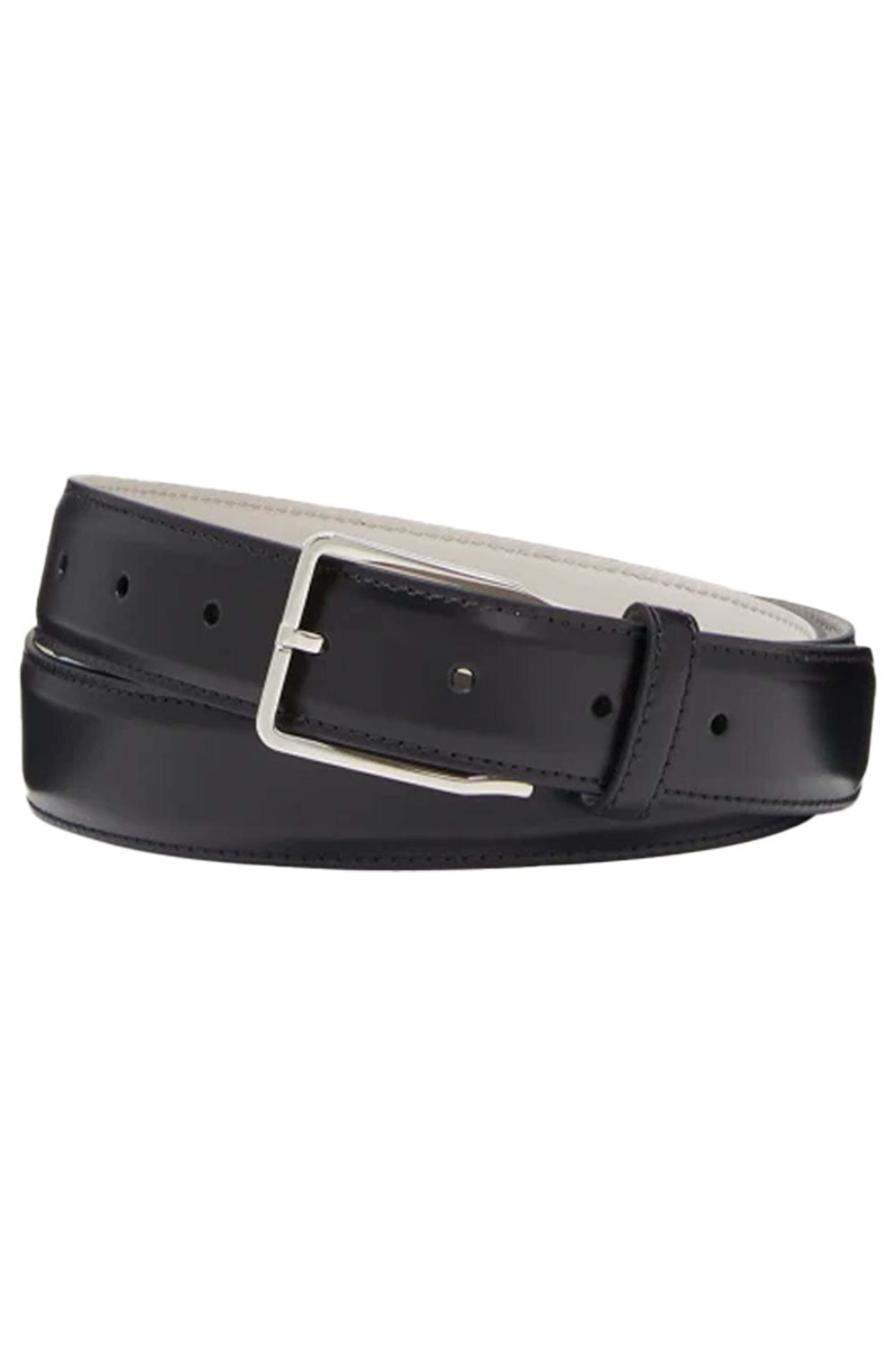 Brunello Cucinelli - Men's Leather Belt in Nero | Mitchell