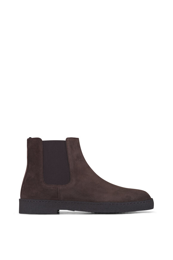 Common Projects Dark Brown Suede Chelsea Boot - view 2