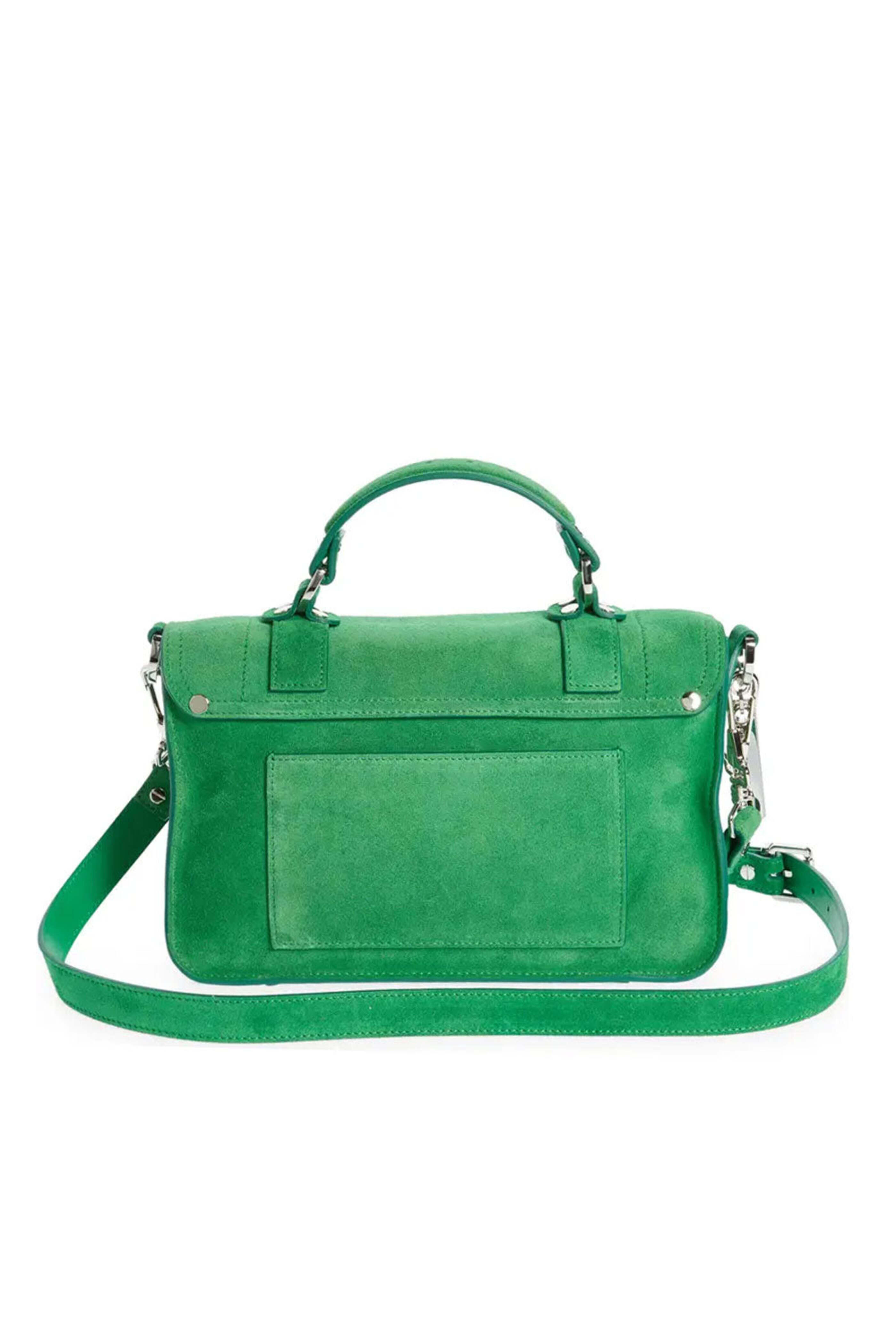 Proenza Schouler - PS1 Tiny Bag in Bottle Green Suede