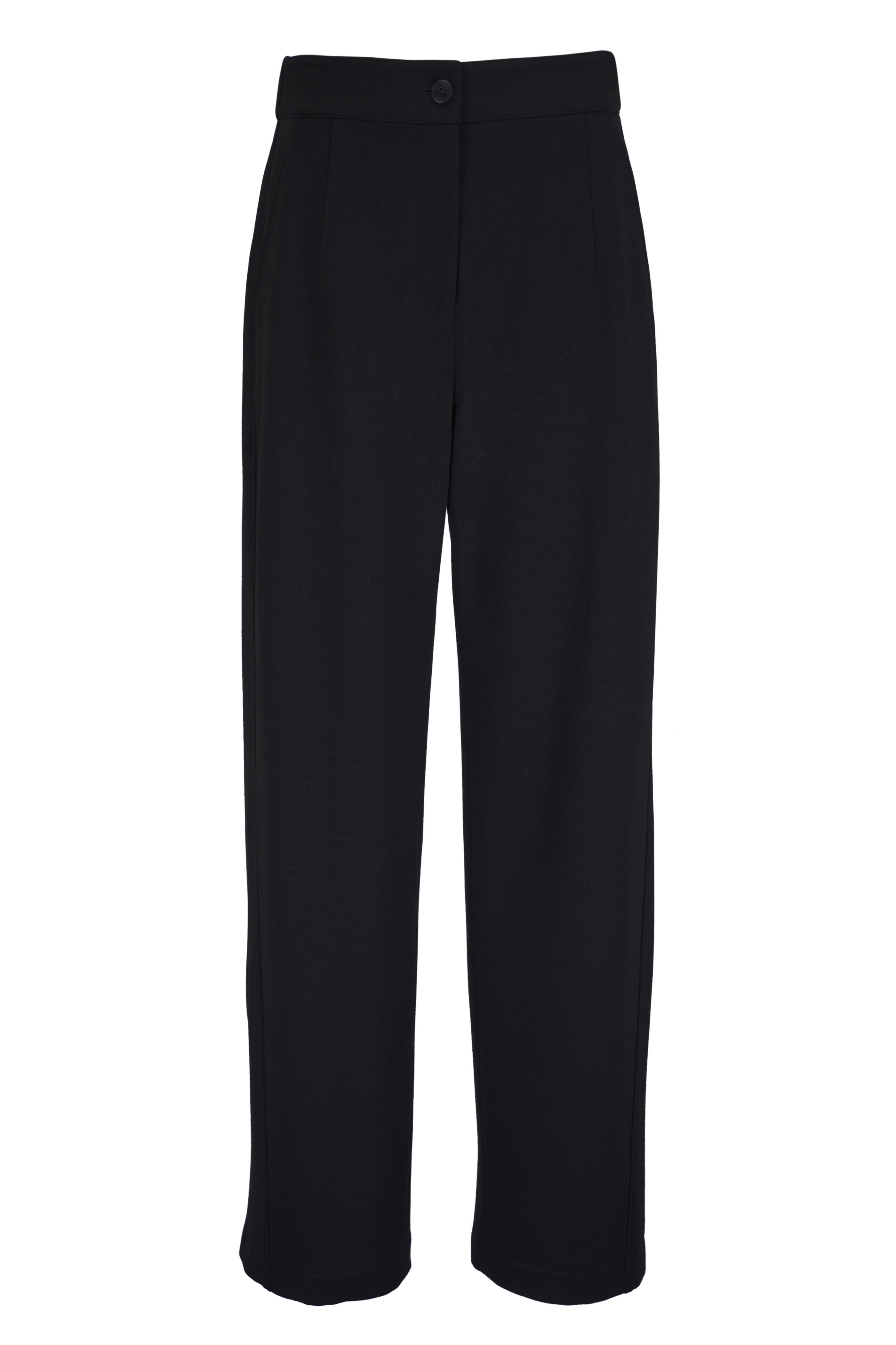 Lafayette 148 New York - Downing Black Punto Milano Barrel Leg Ankle Pant