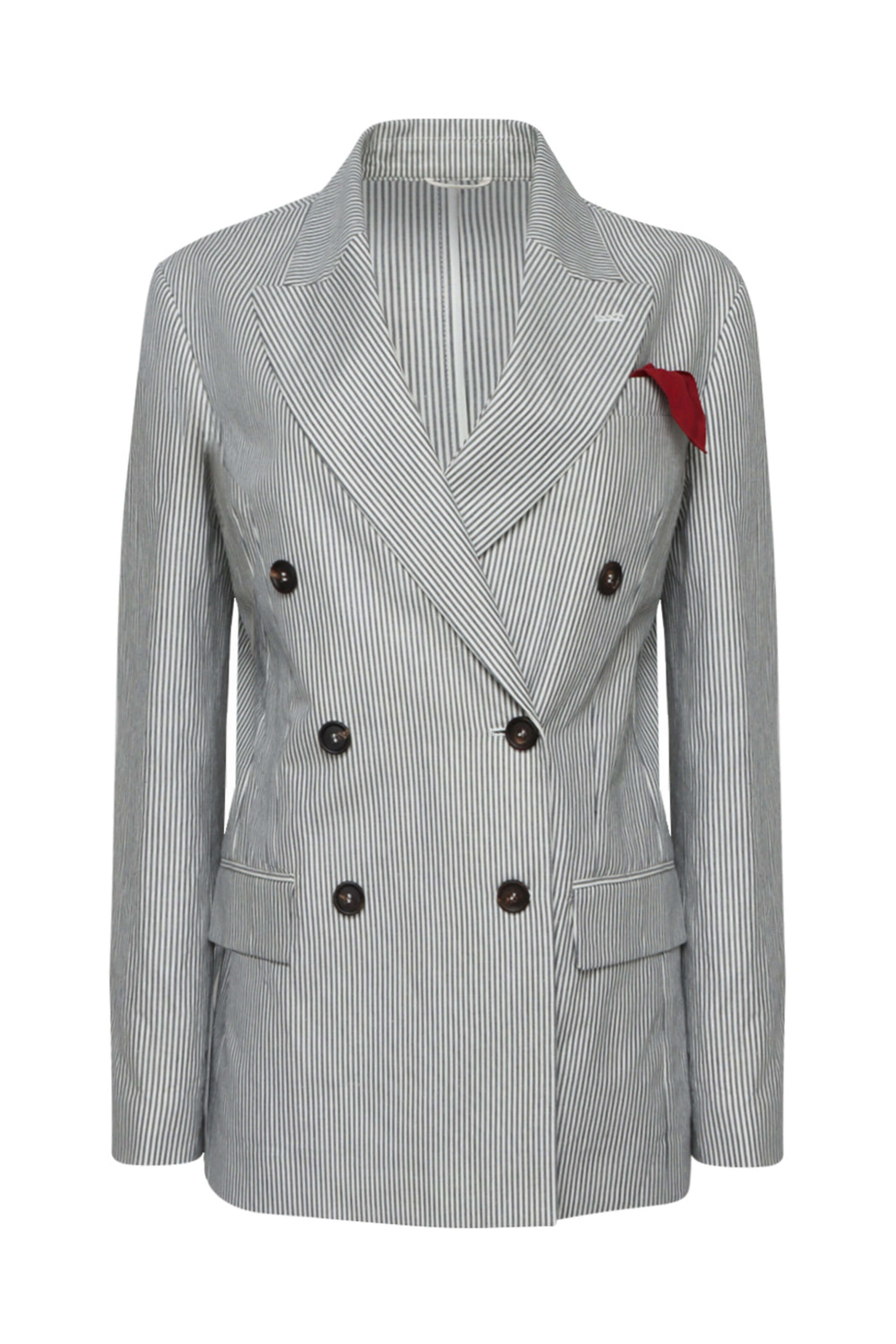 BRUNELLO CUCINELLI アイボリー ジャケット 42 BRUNELLO CUCINELLI アイボリー ジャケット 42