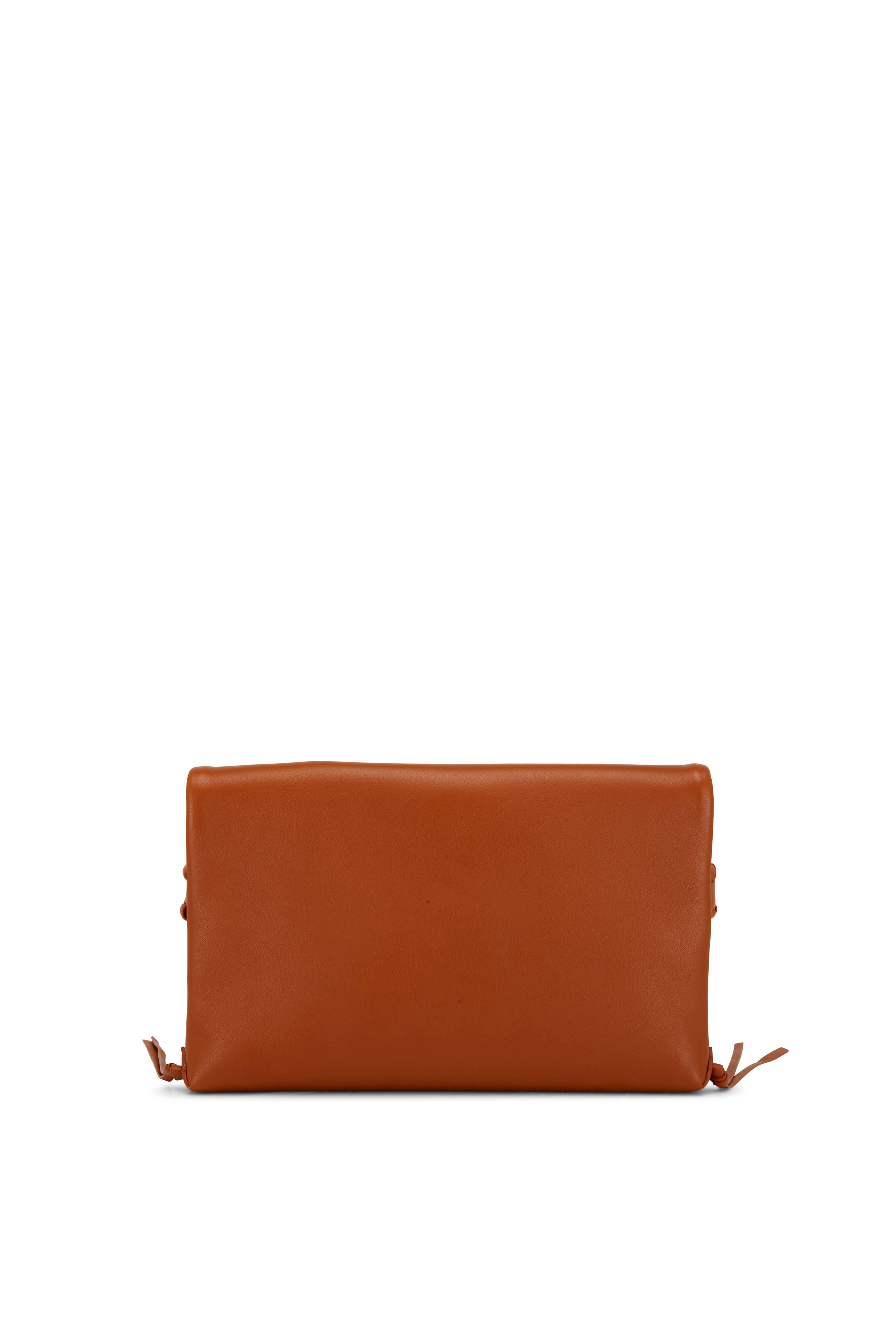 Chloé - Mony Caramel Whipstitch Clutch | Mitchell Stores