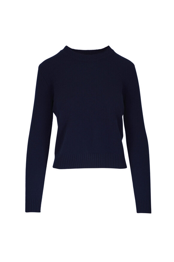 Lisa Yang Mable Navy Cashmere Sweater