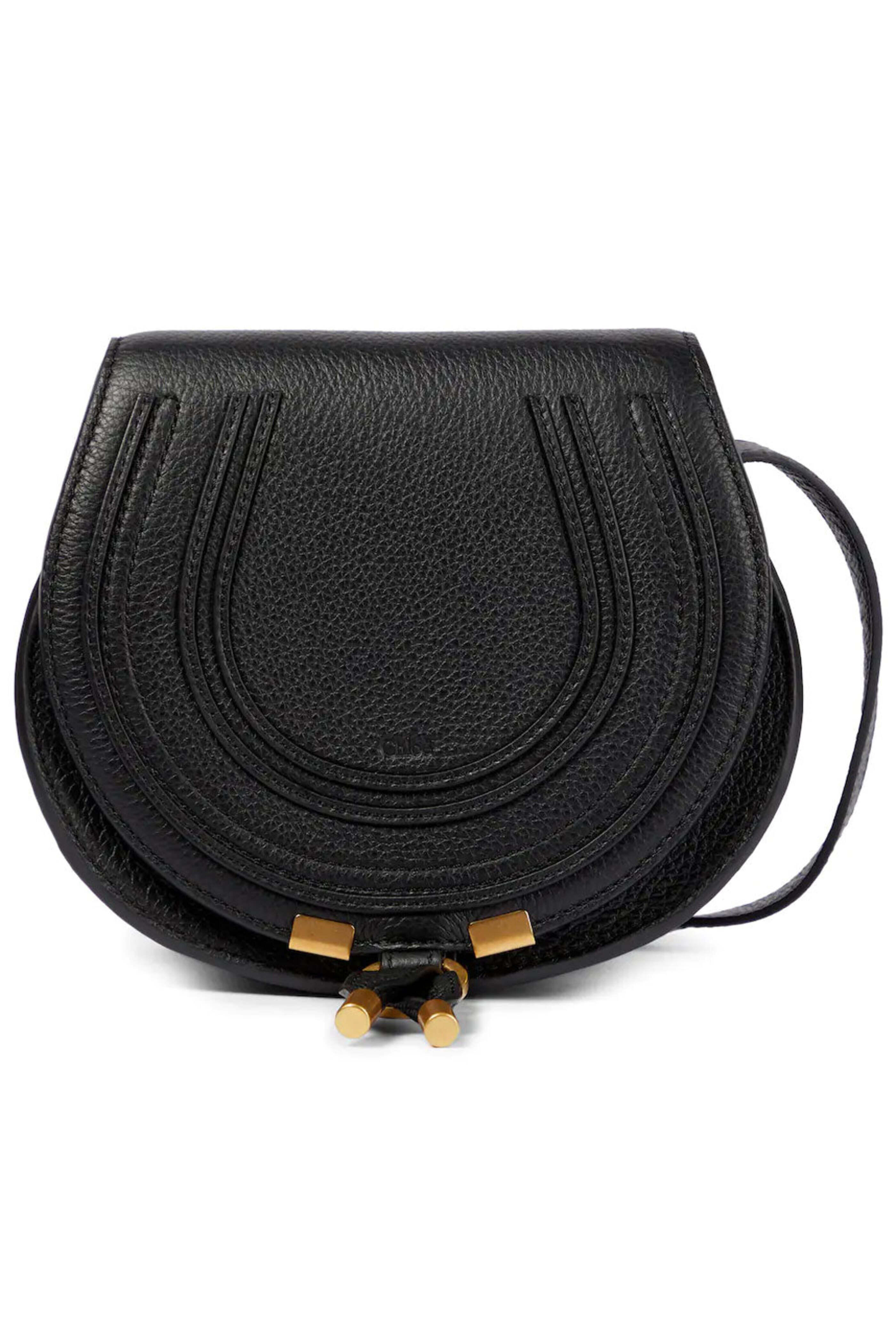 Chloé - Mini Marcie Saddle Bag in Black