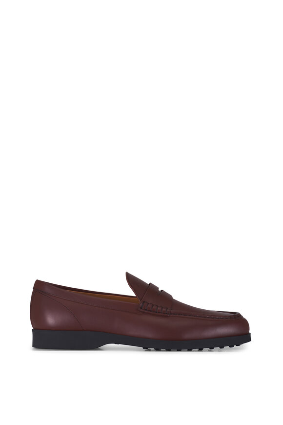 Tod's Mocassino Brown Leather Loafer - view 3