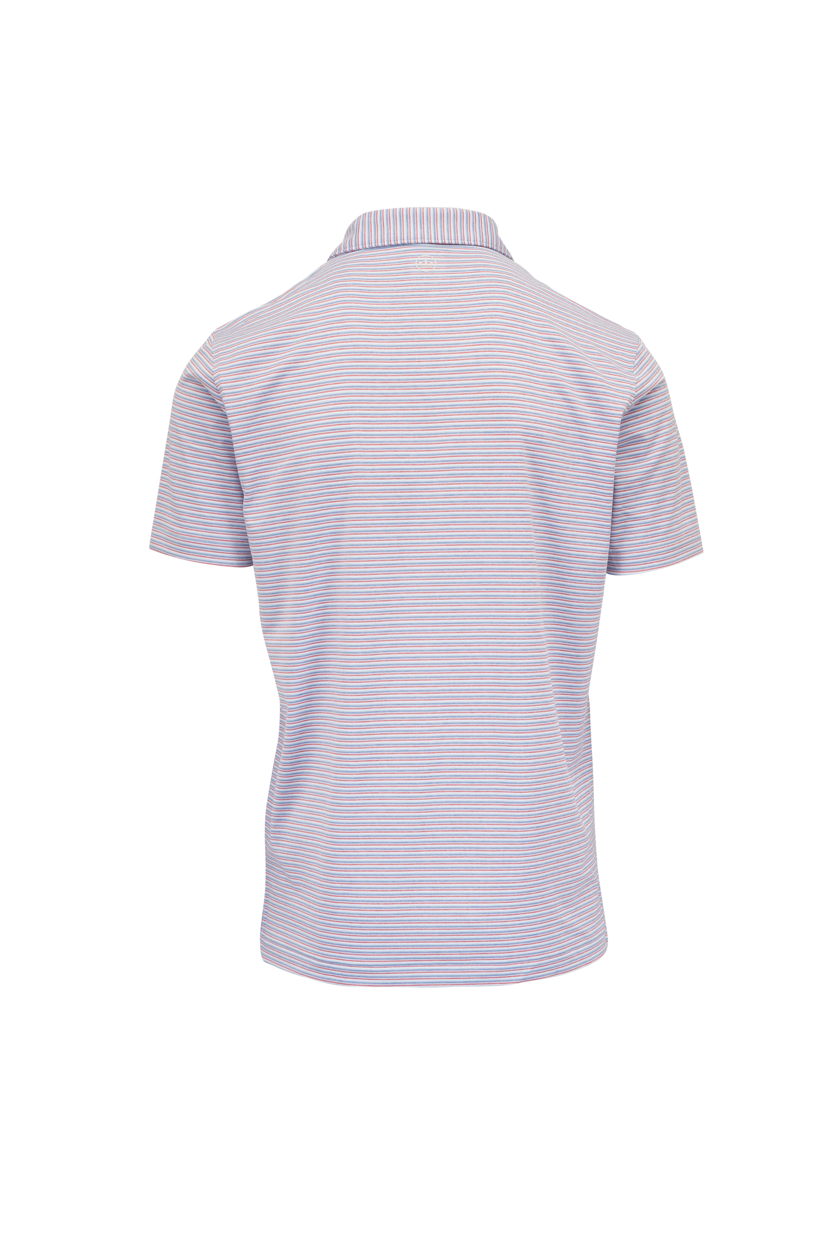Peter Millar - Alda Blue Frost Performance Jersey Polo - view 3