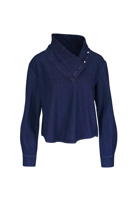 TWP My Maria Denim Blouse