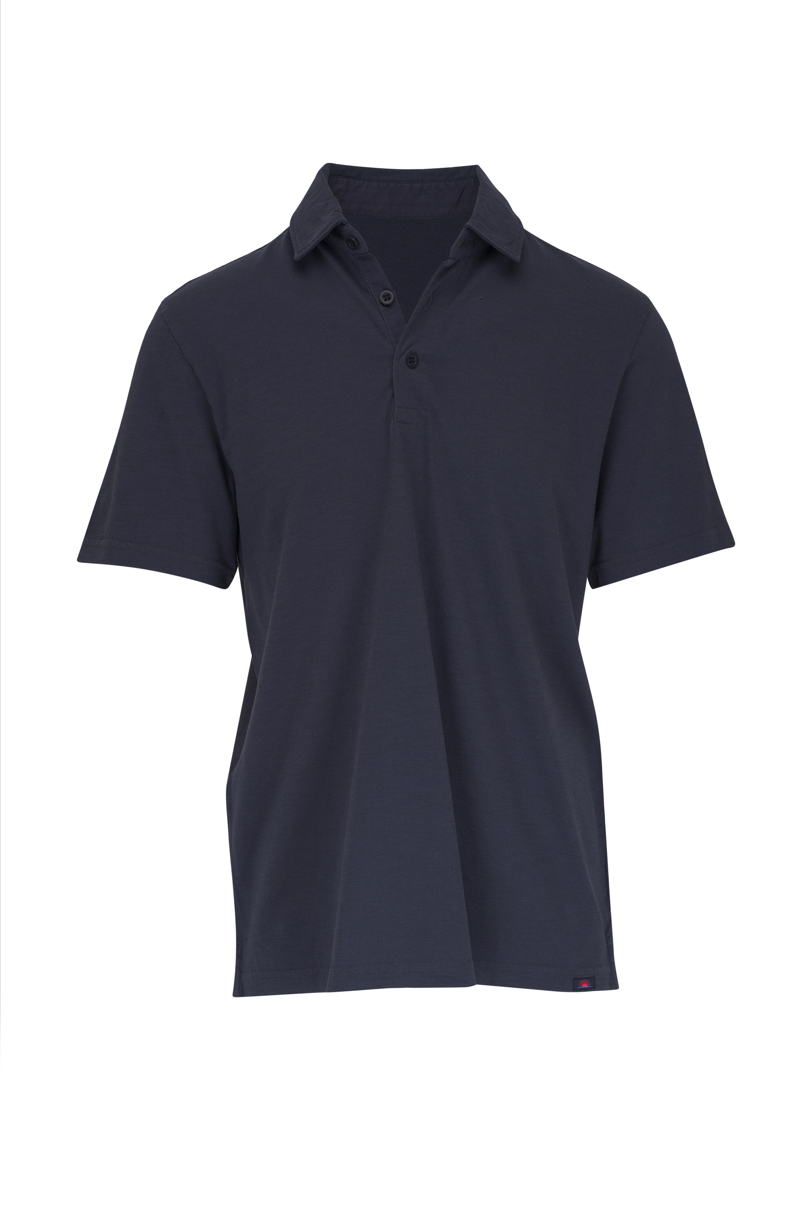 Faherty Brand - Sunwashed Dune Navy Cotton Polo