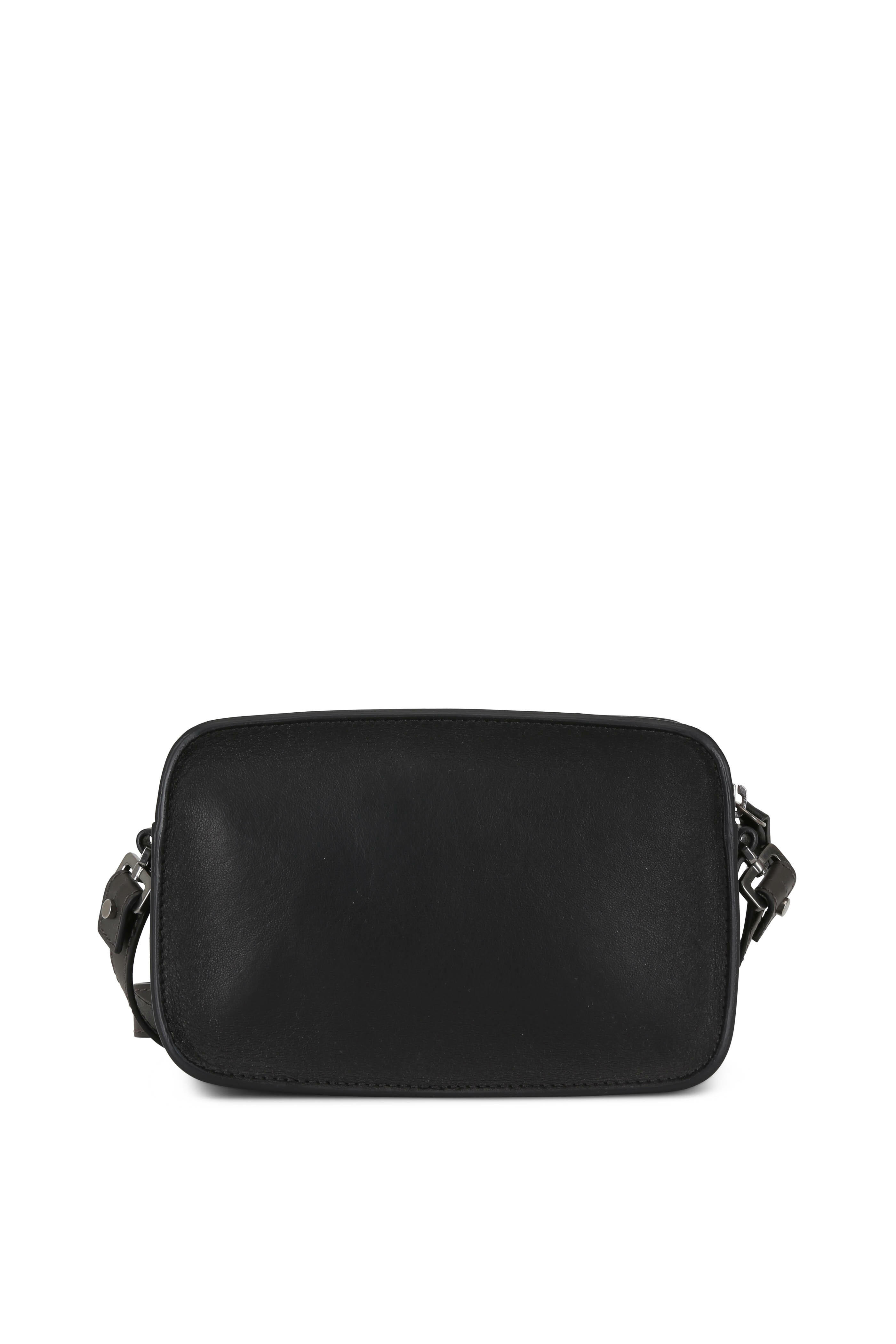 ショルダーバッグ・ポシェット BRUNELLO CUCINELLI BLACK LEATHER CROSSBODY BAG Brunello Cucinelli Black Leather Crossbody Bag | italist