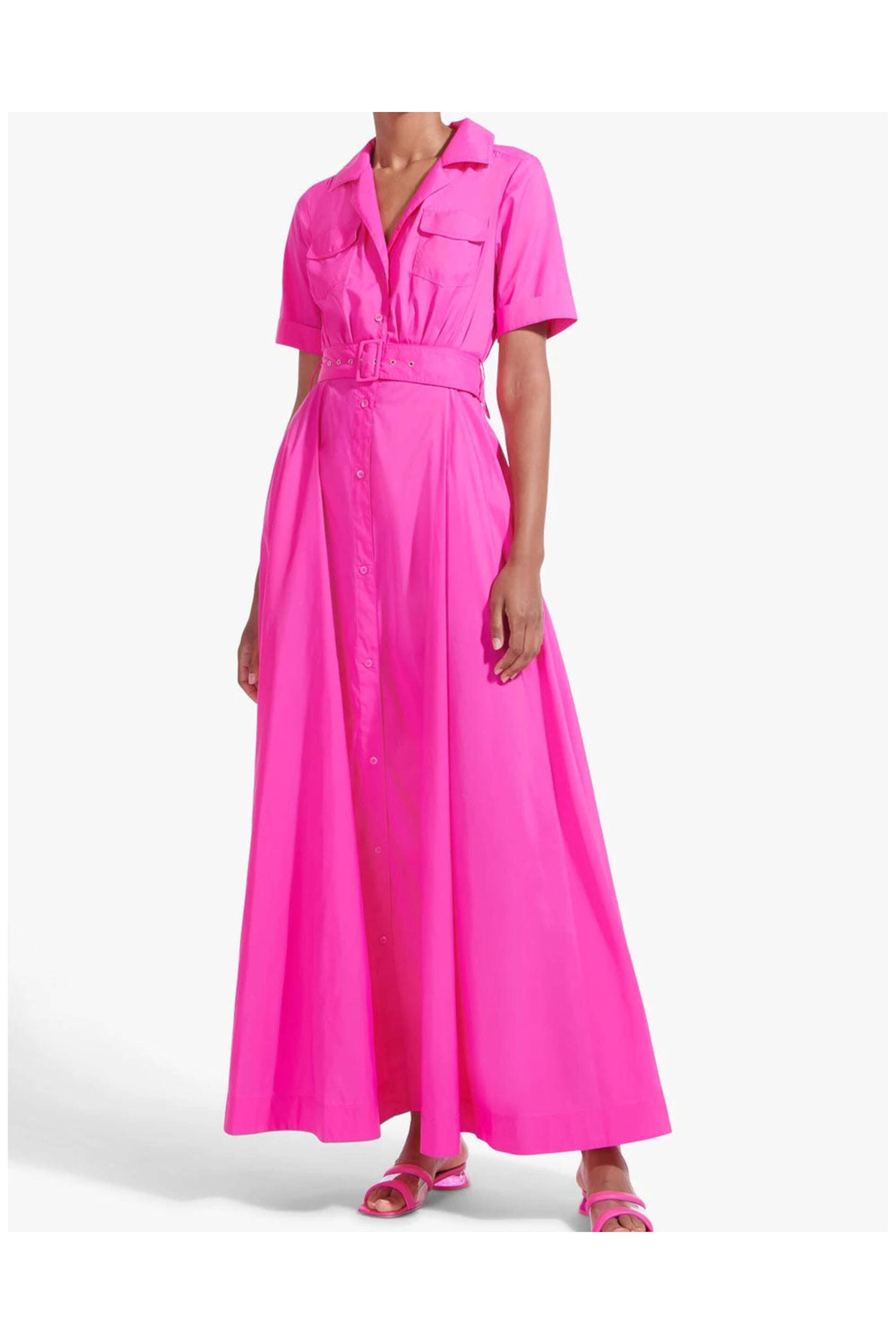 Staud - Bougainvillea Tiered Millie Maxi Dress