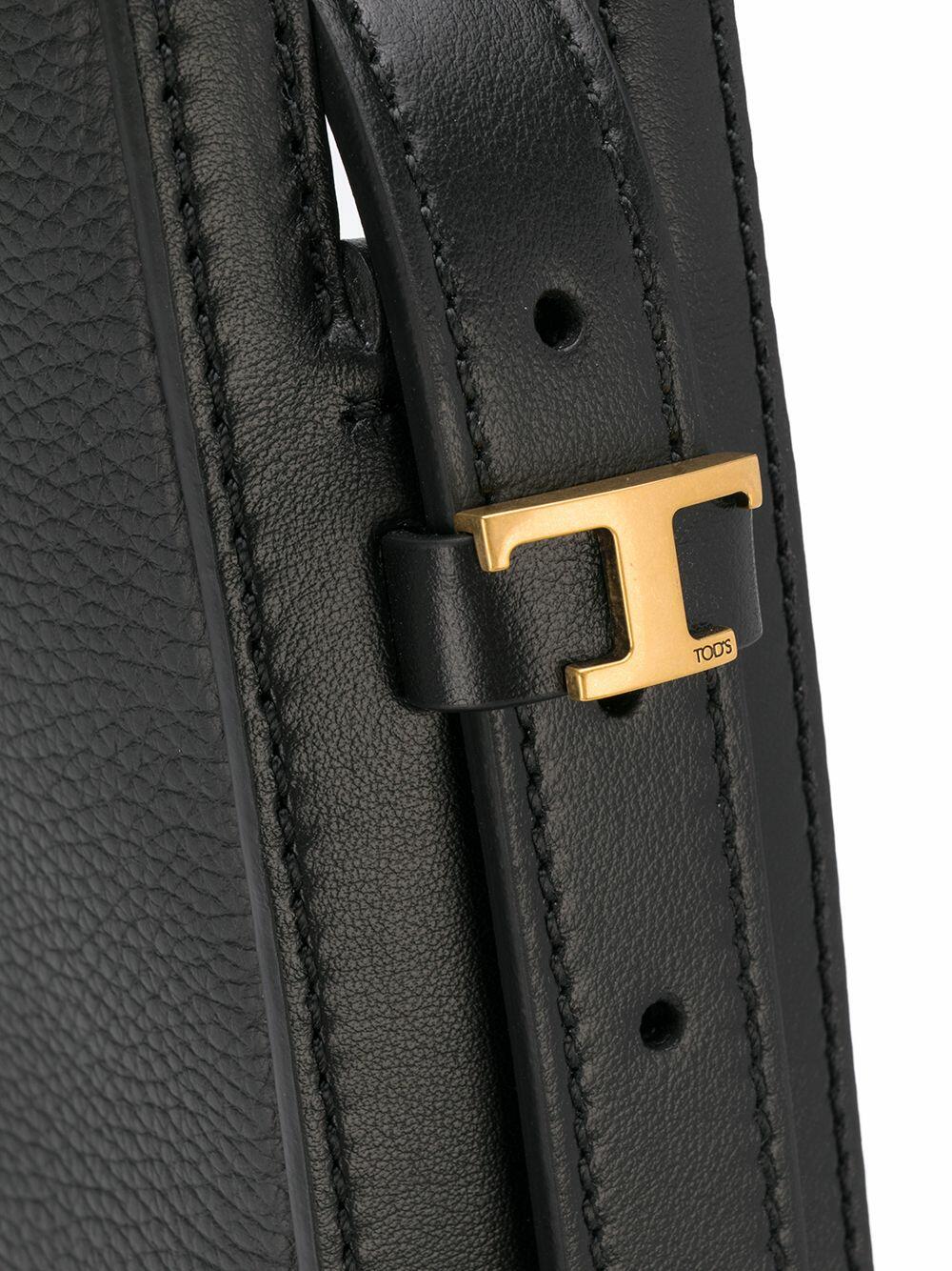 Tod's - Oboe Black Leather Medium Hobo