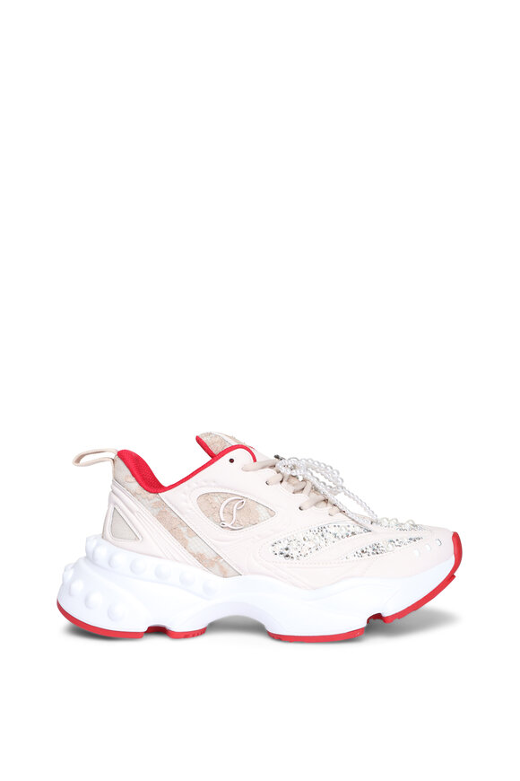 Christian Louboutin So Flo Perla Runner Sneaker - view 2