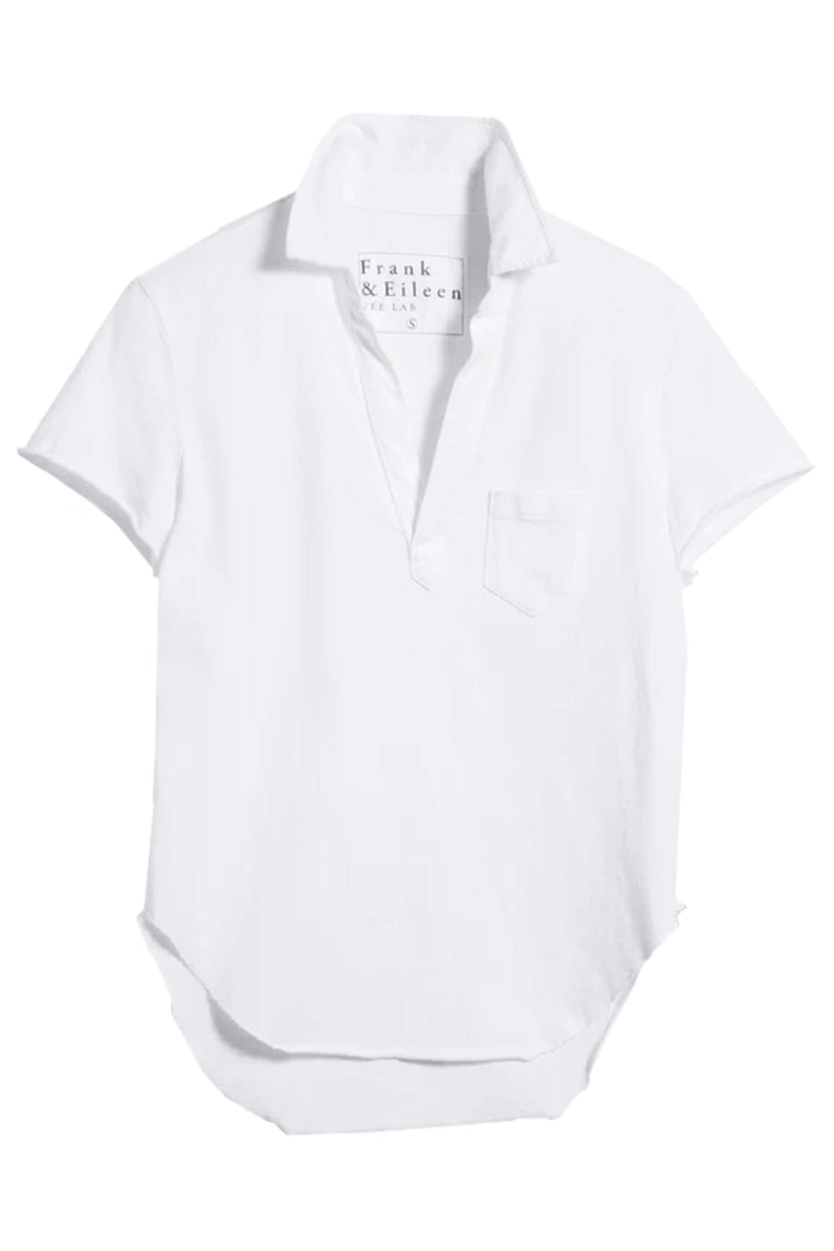 Frank & Eileen - White Charlotte Polo