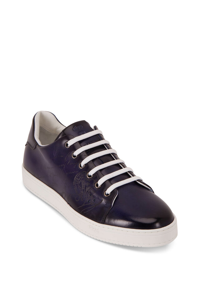 Berluti - Fast Track Mogano Torino Leather Sneaker