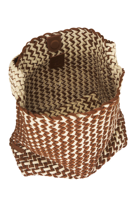 Naghedi Medium Nomad Carmel Double Weave Hobo - view 7