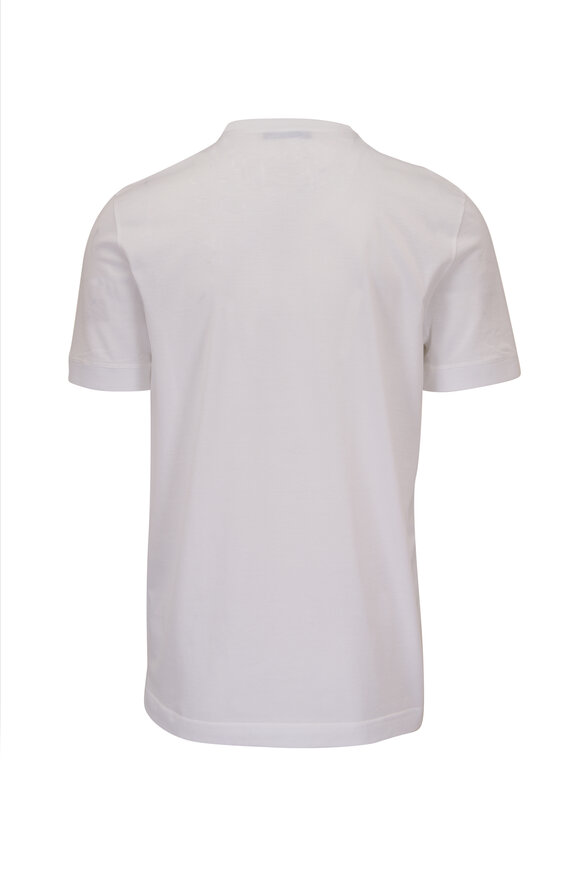 Kiton - White Cotton Tee