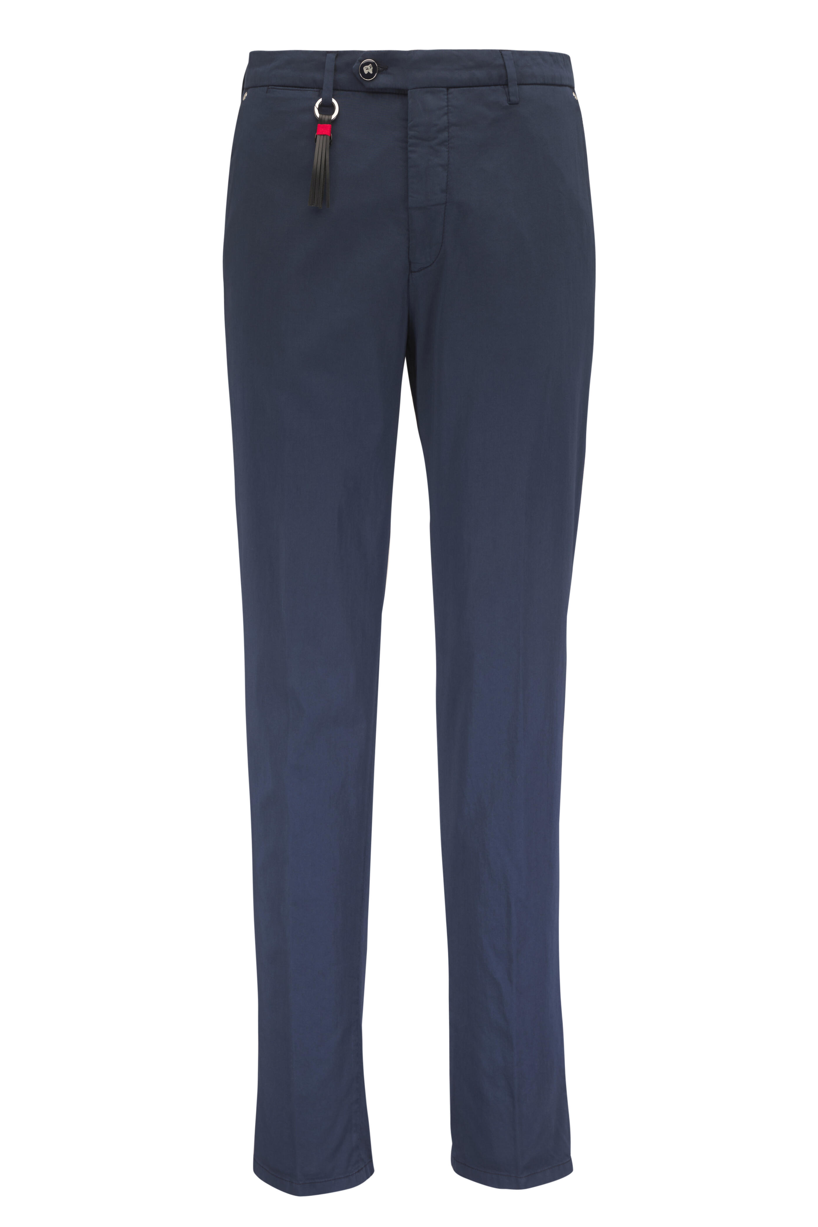 Marco Pescarolo - Navy Cotton Silk Dress Pant