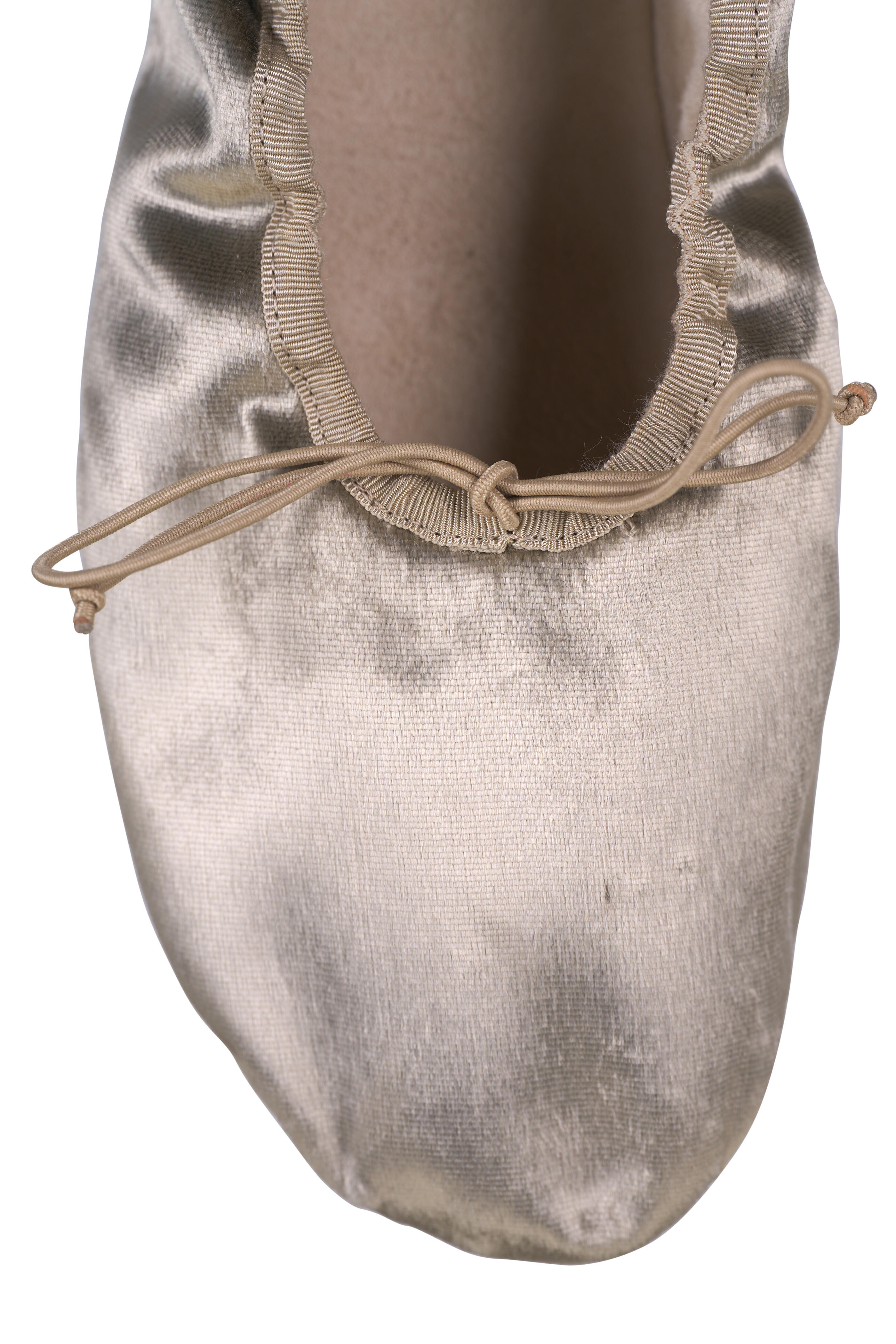 The Row - Round Taupe Velvet Ballet Flat